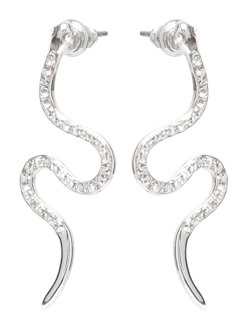 Pilgrim - DAGNY crystal earrings silver-plated - statement-ohrringe - silver plated - 0