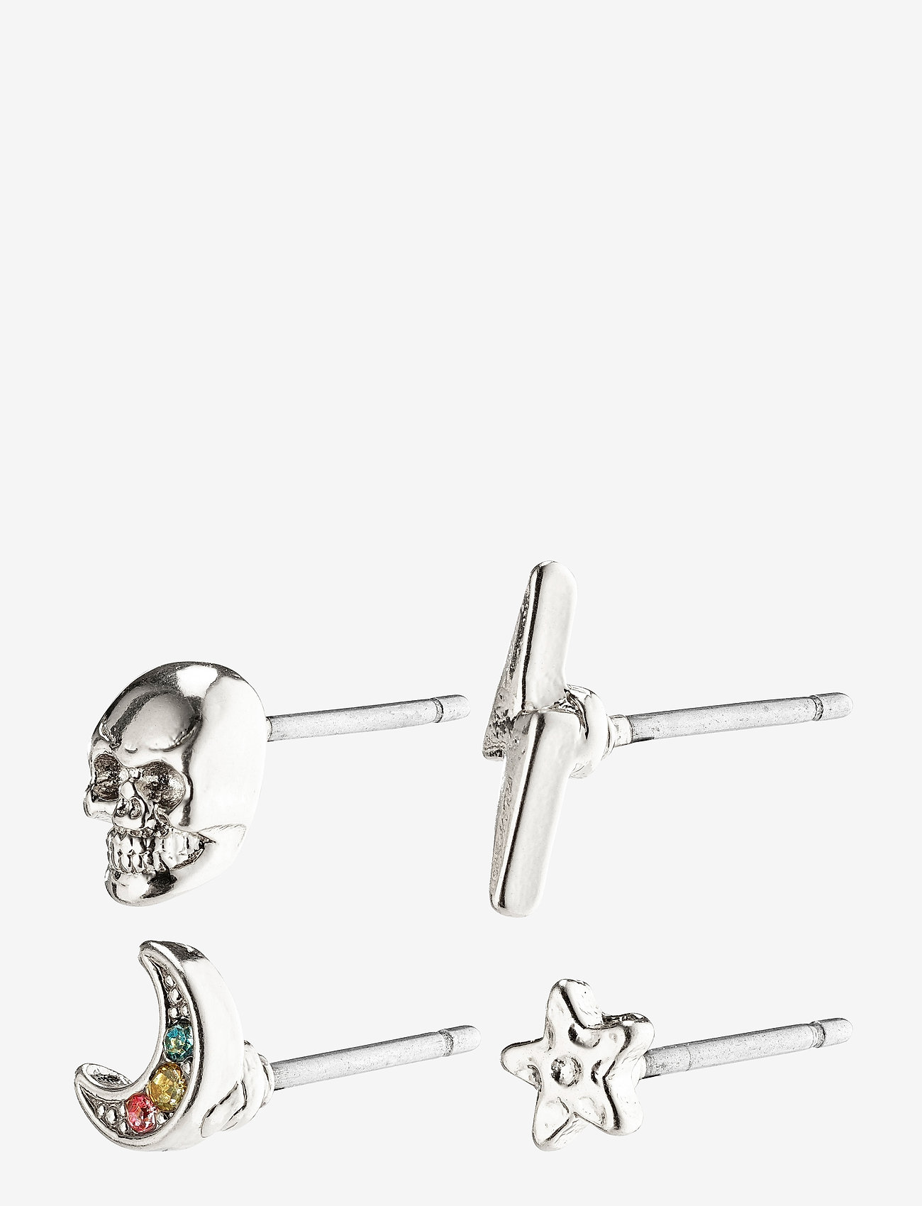 Pilgrim - PERLA multi earrings silver-plated - silver plated - 0