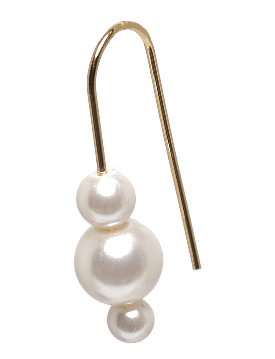 Pilgrim - ELBERTA pearl earrings gold-plated - perlenohrringe - gold plated - 0