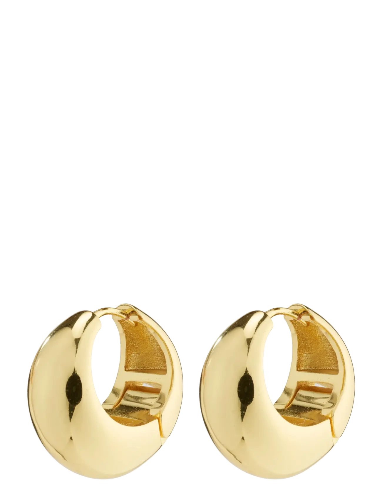 PILGRIM Ioanna Chunky Hoops Gold-Plated Gold - One Size - Damen