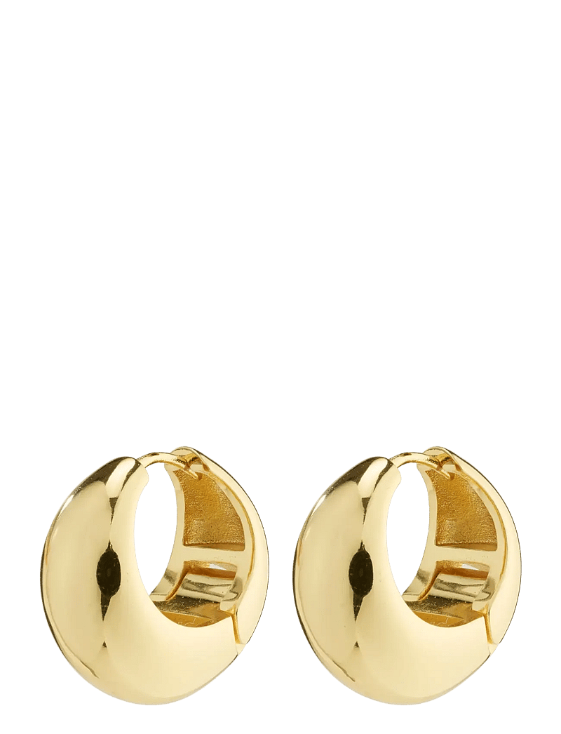 Pilgrim - IOANNA chunky hoops gold-plated - gold plated - 1