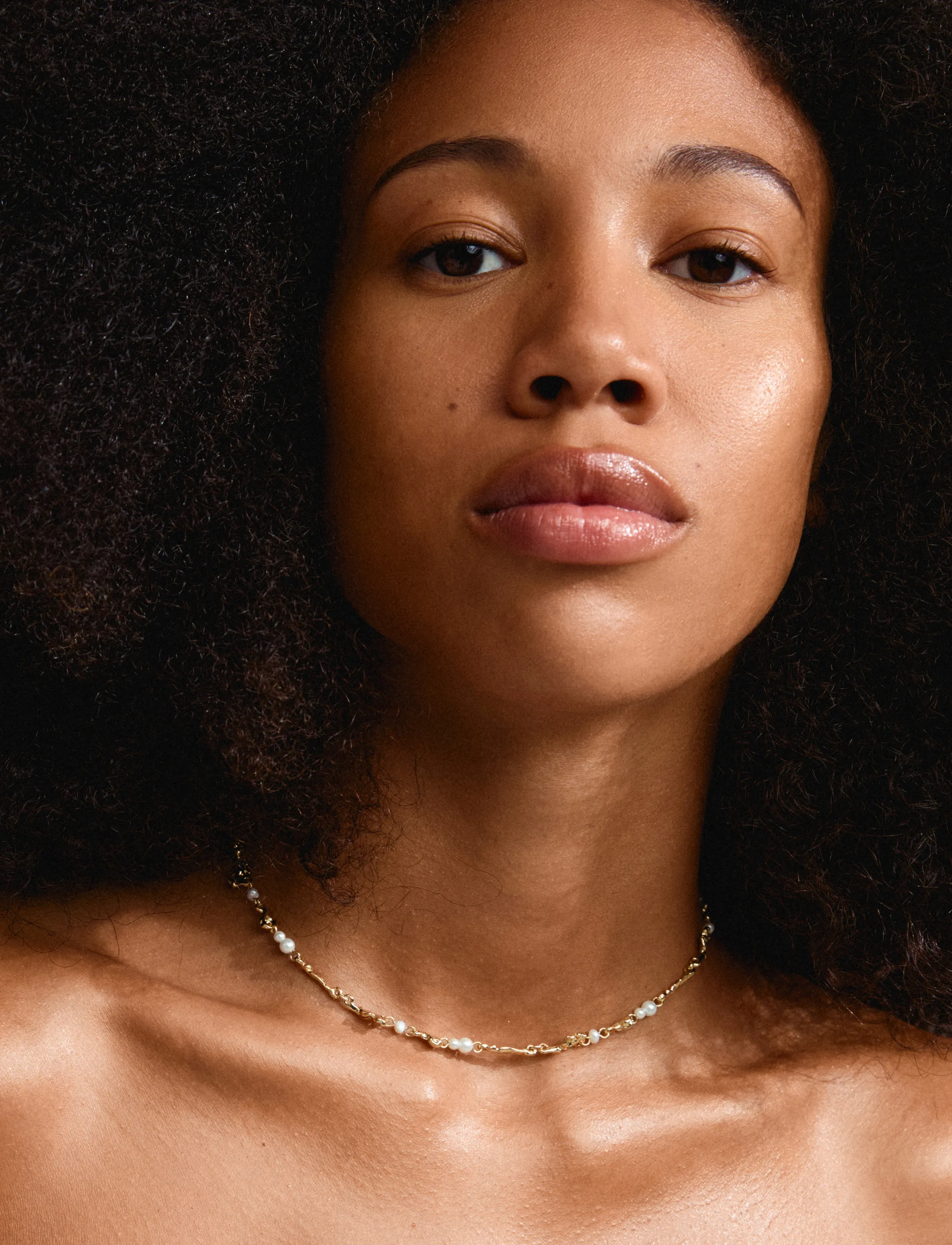 Pilgrim - SLOAN pearl necklace gold-plated - gold plated - 3