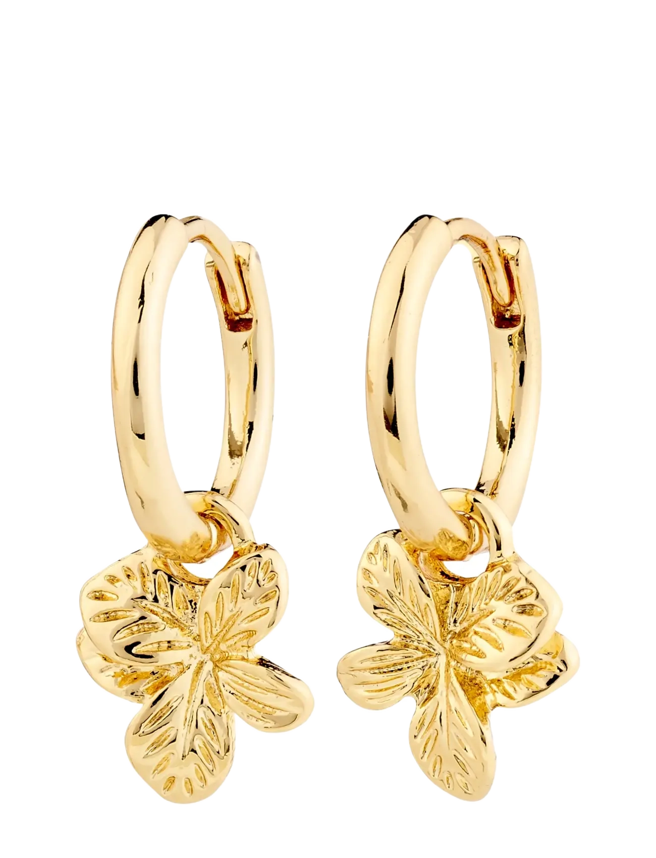 PILGRIM Charmaine Hoop Ohrringe Gold-Plated Gold - One Size - Damen
