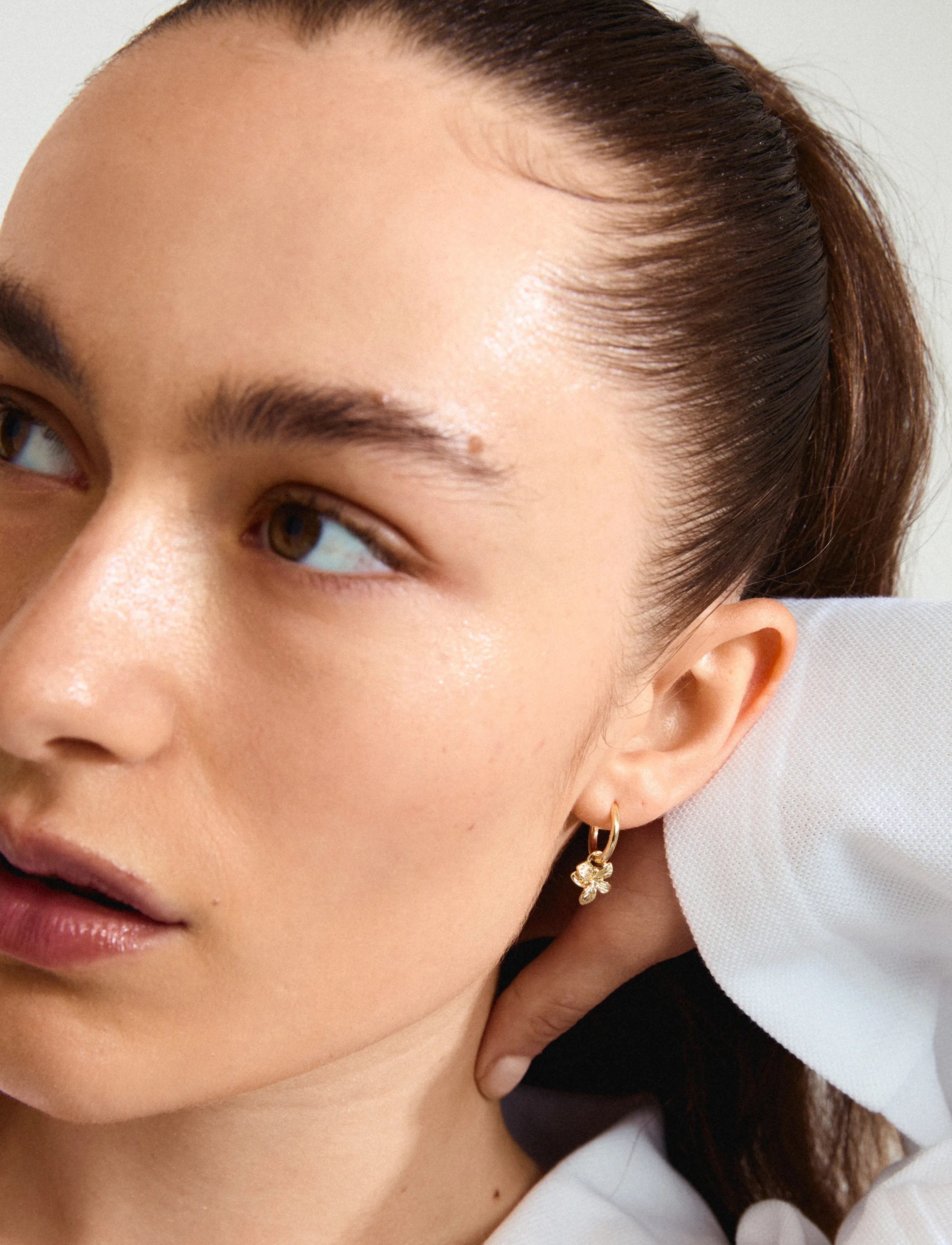 Pilgrim Charmaine Hoop Earrings Gold-Plated, One Size, Earrings, Gold - Hoops, Frauen