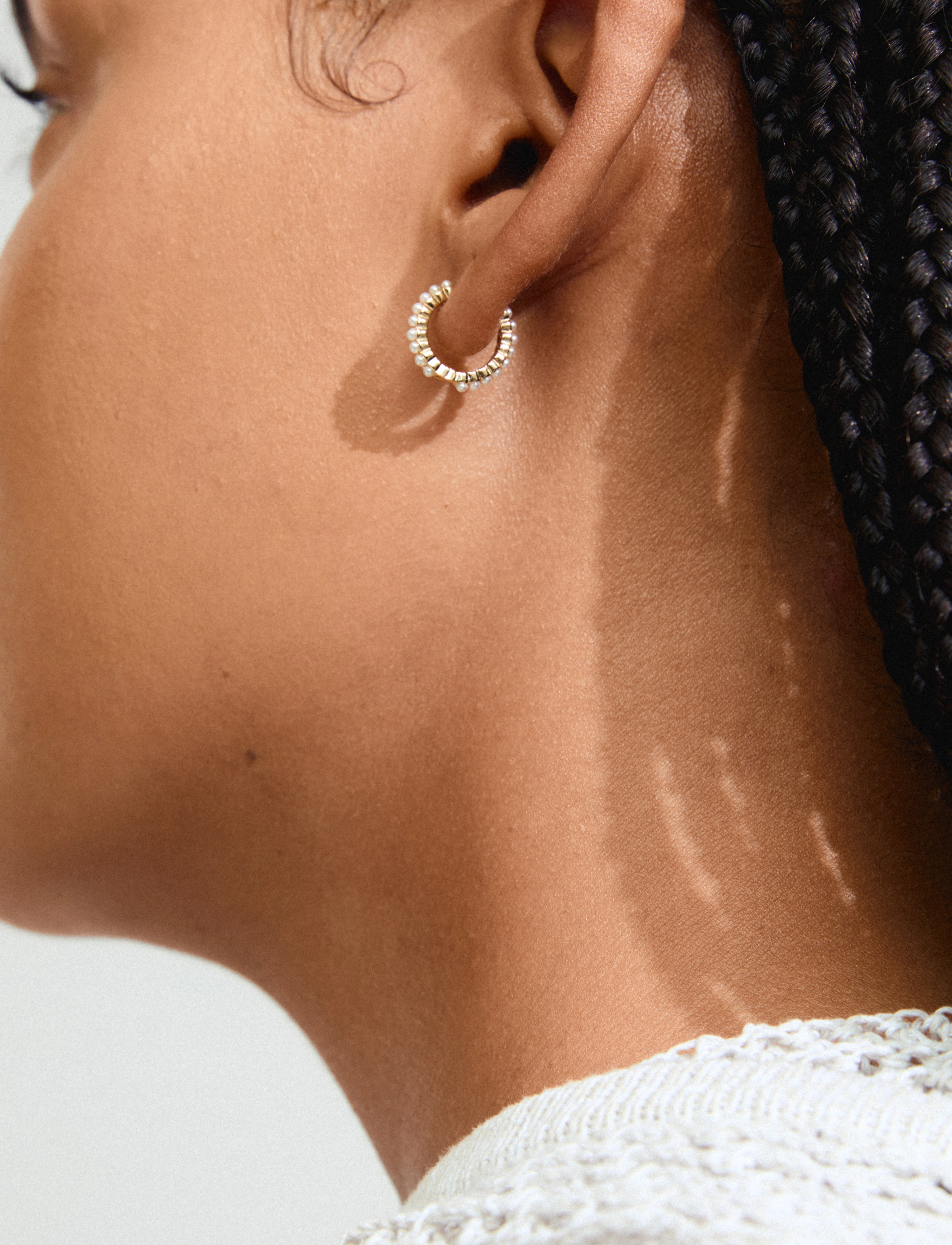 Pilgrim - KALIA recycled hoop earrings - gold plated - 2