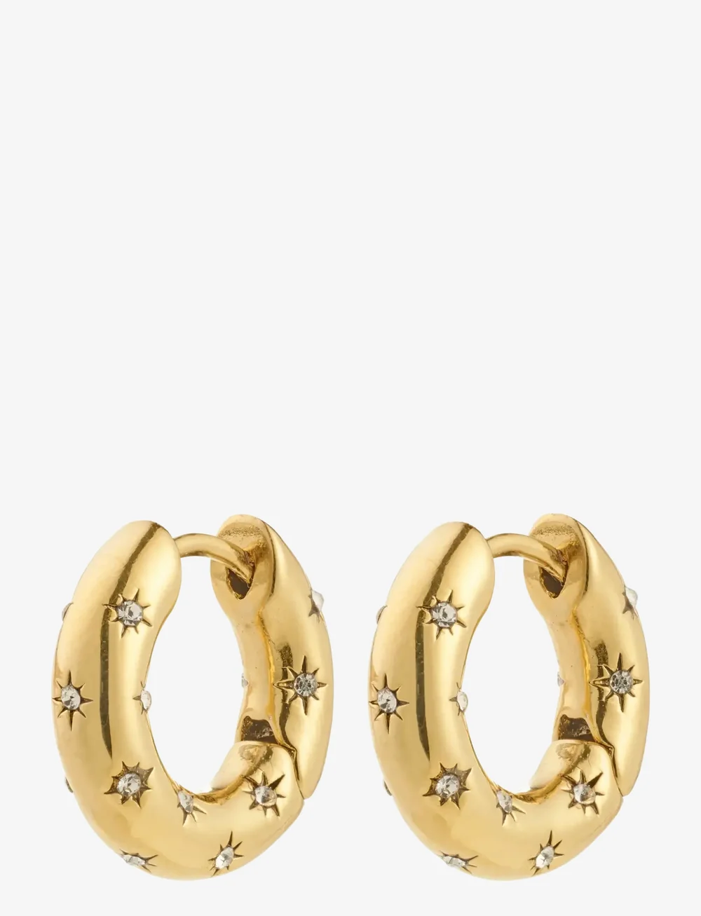 Pilgrim - NEVAEH hoops gold-plated - creoler & hoops - gold plated - 1