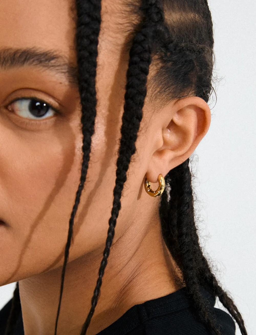 Pilgrim - NEVAEH hoops gold-plated - creoler & hoops - gold plated - 0