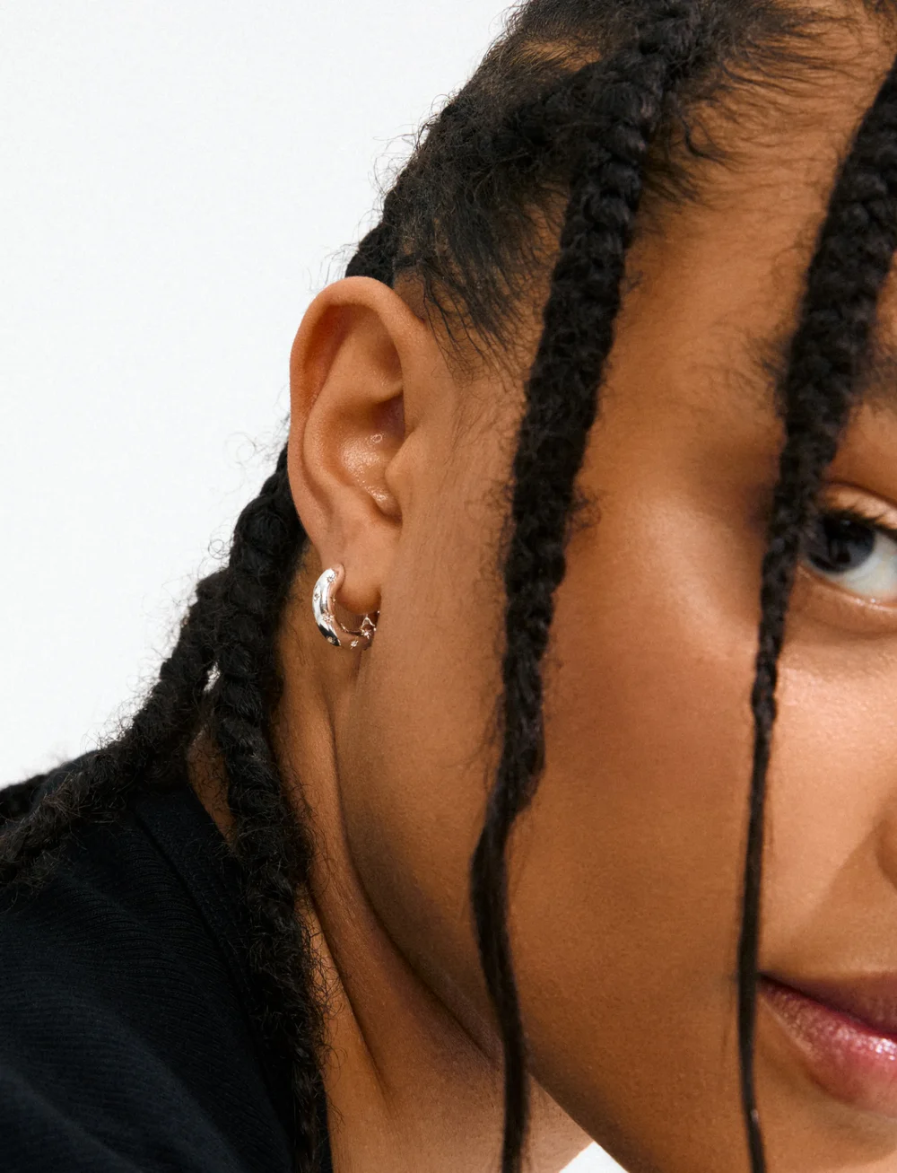 Pilgrim - NEVAEH hoops silver-plated - creoler & hoops - silver plated - 2