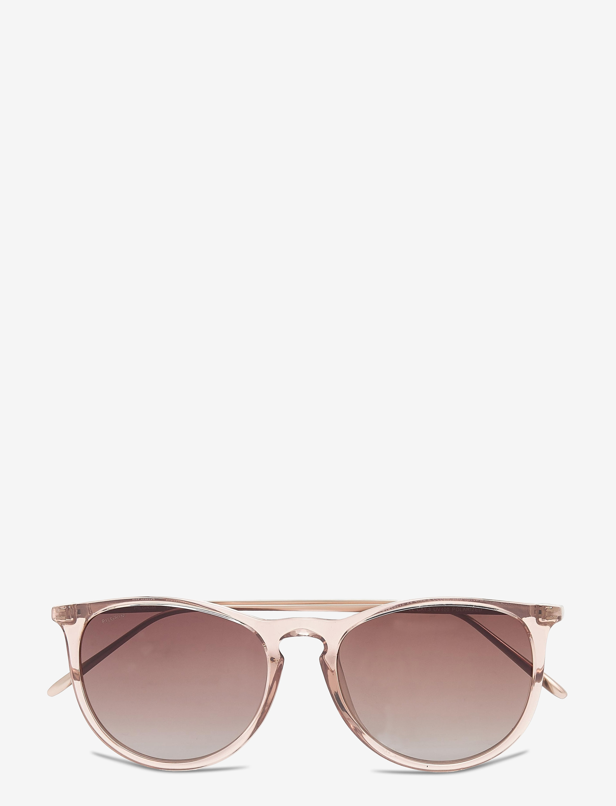 Pilgrim VANILLE sunglasses crystal brown/gold - Pilgrim - PINK/ROSE / pink/rose