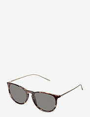 Pilgrim - VANILLE sunglasses tortoise brown/gold - ar apaļu rāmi - brown - 0