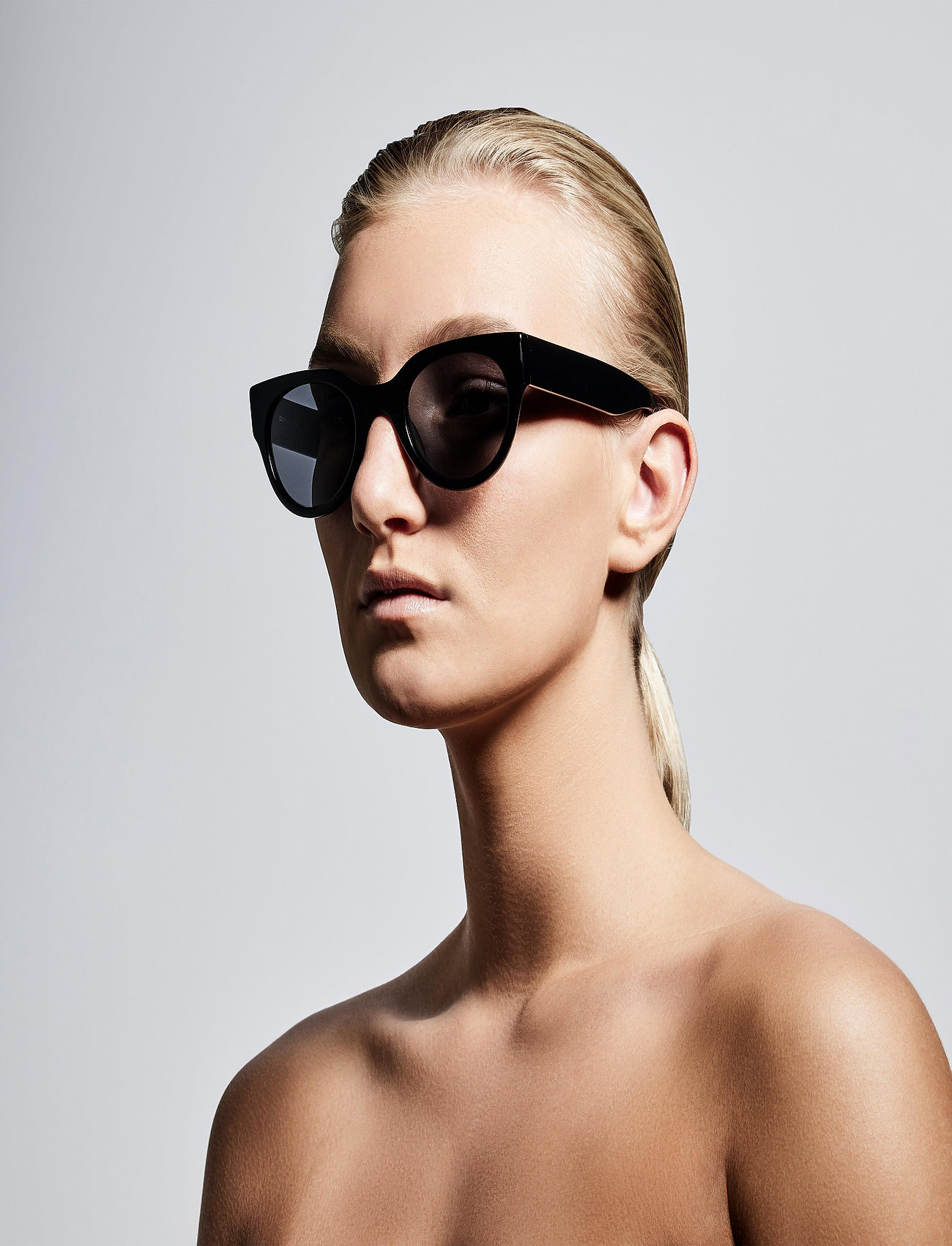 Pilgrim - MALI oversized acetate sunglasses - black - 2