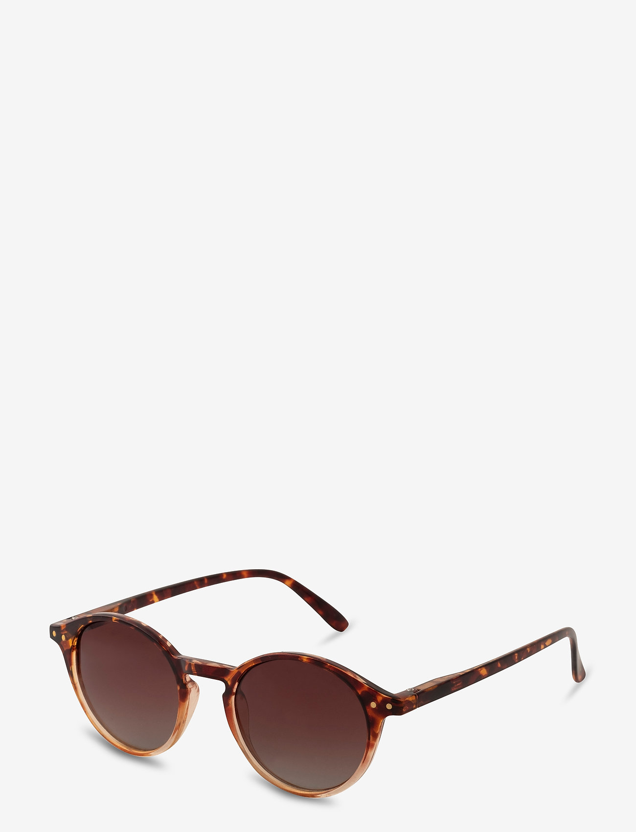 Pilgrim - ROXANNE classic round shaped sunglasses - brown - 0