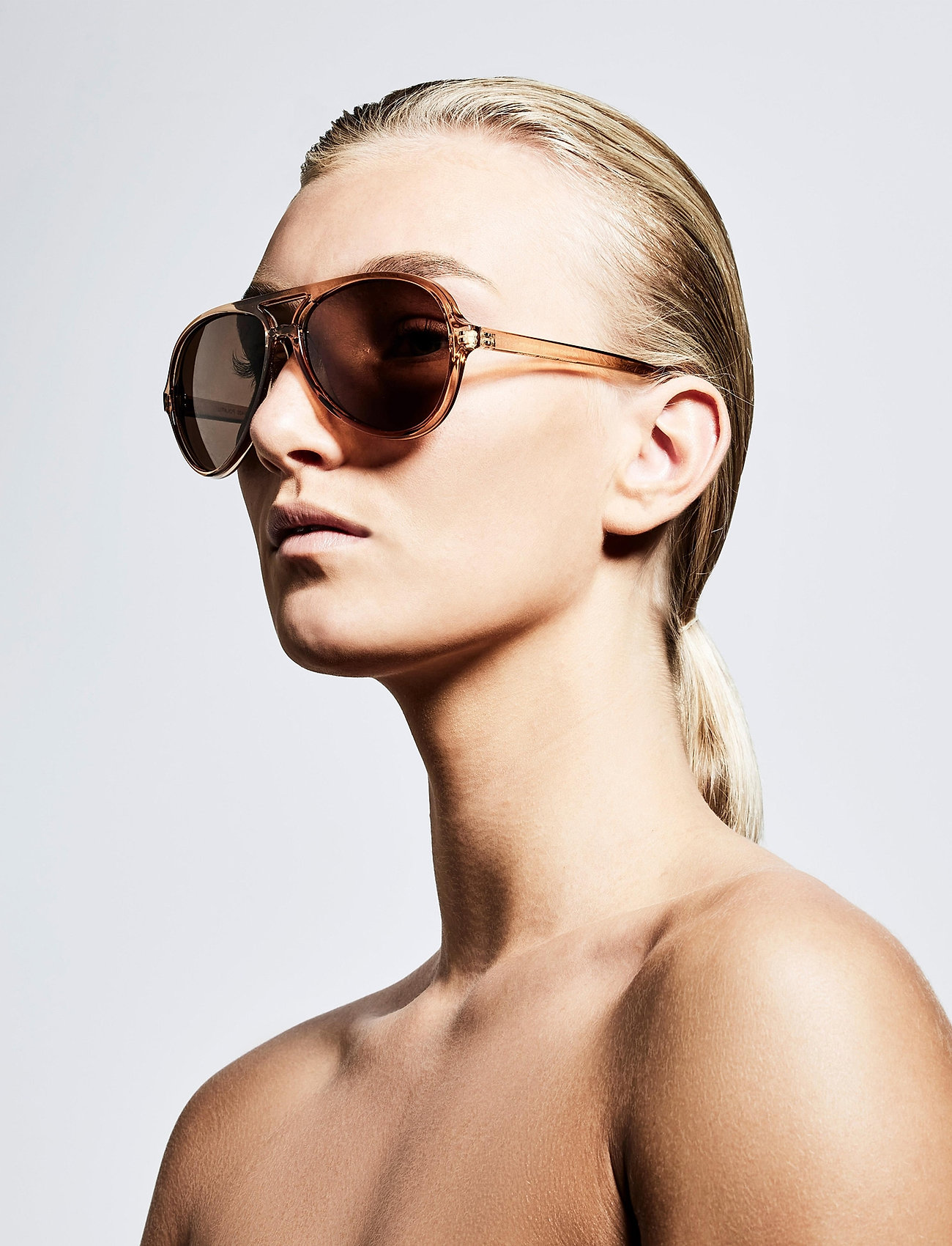 Pilgrim - BRIA pilot sunglasses crystal - brown - 2