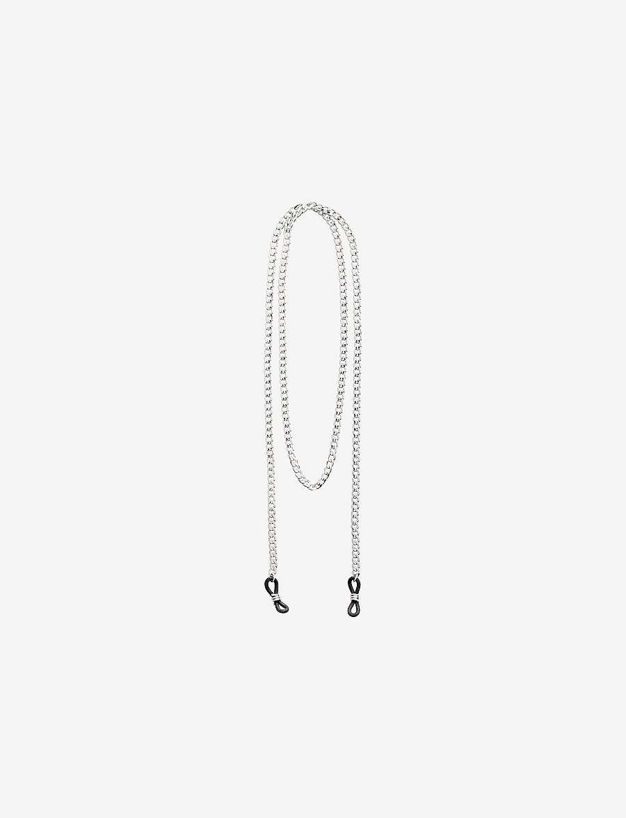 Pilgrim - AJA curb chain for sunglasses silver-plated - silver plated - 0