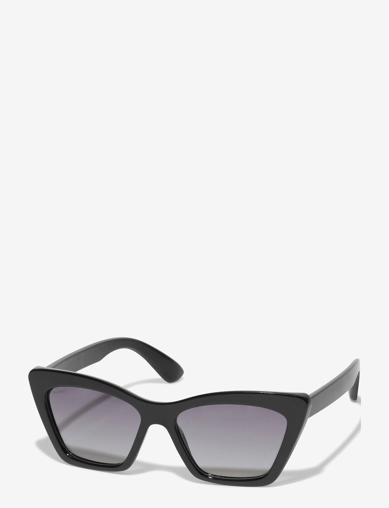 Pilgrim - DAKOTA angular cat-eye shaped sunglasses black - cateye - black - 0