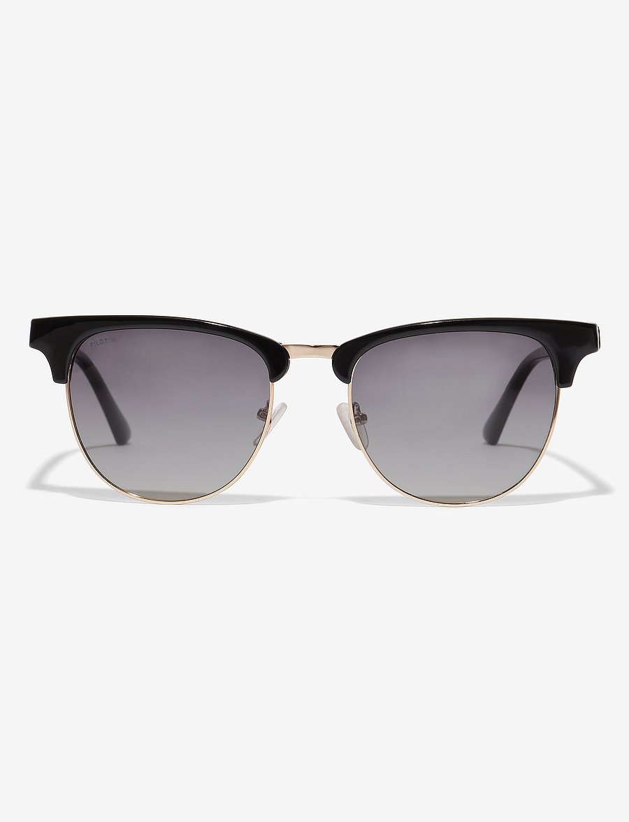 Pilgrim - CHARLIE retro style sunglasses black - black - 2