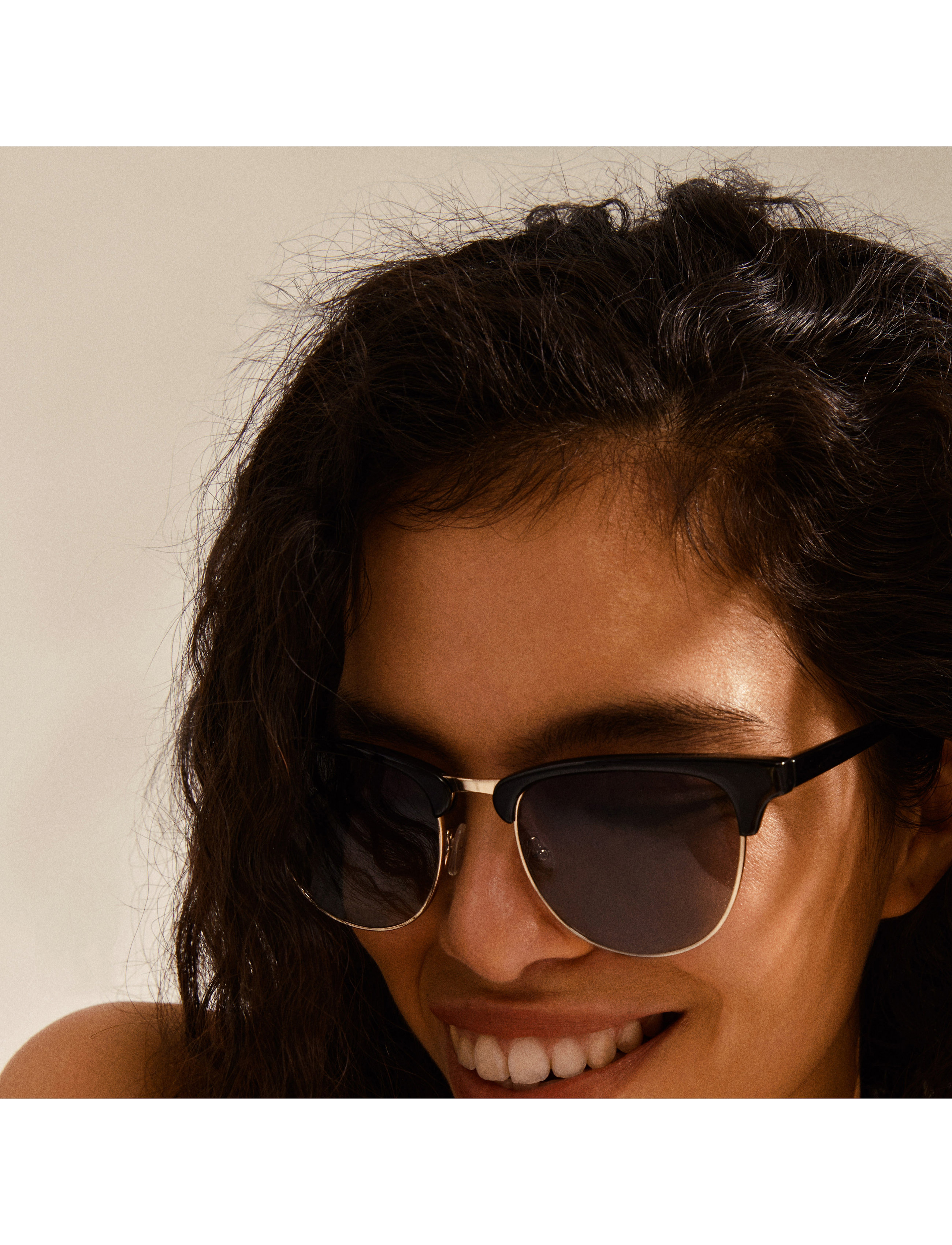 Pilgrim - CHARLIE retro style sunglasses black - black - 3
