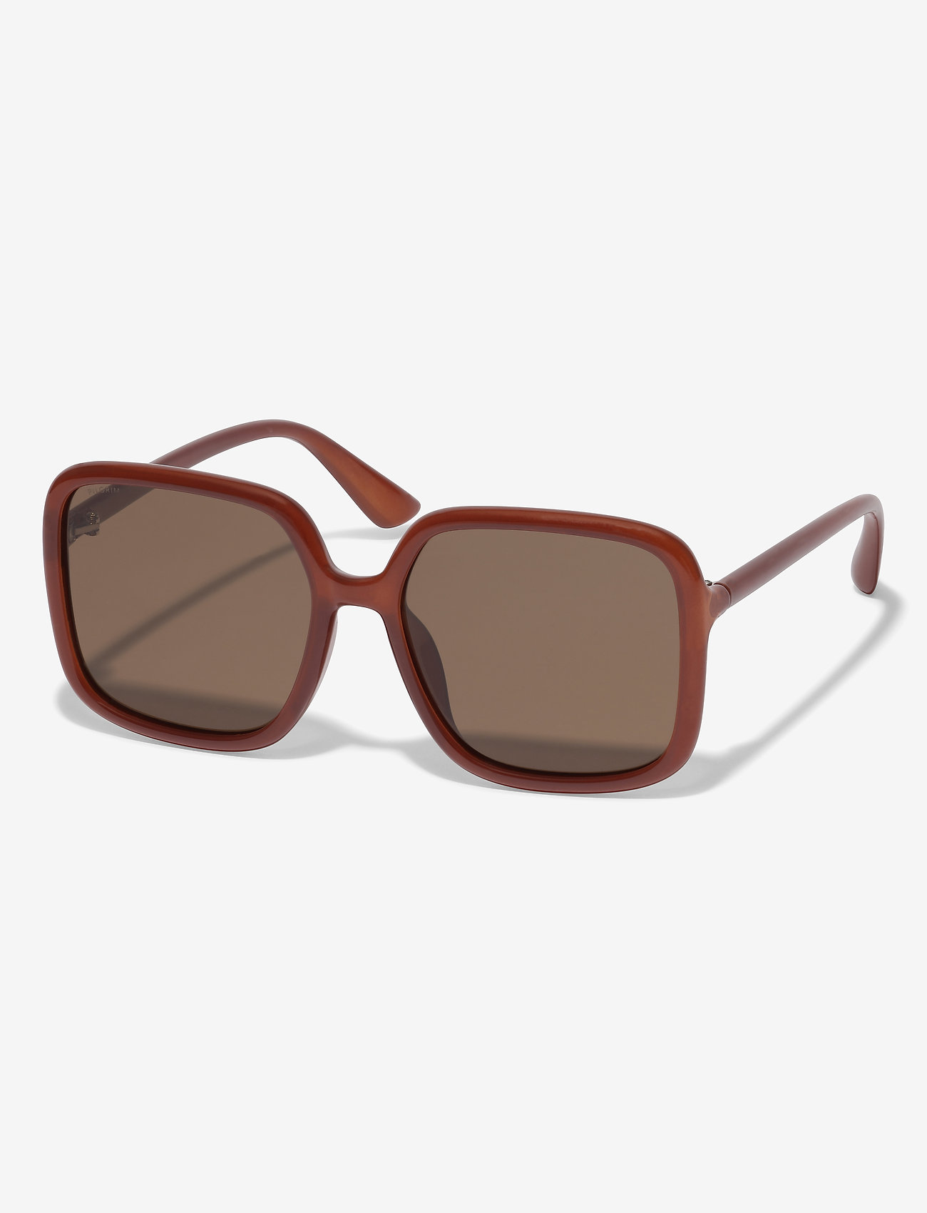 Pilgrim Milan Oversized Retro Sunglasses Brown (PIL752219501)