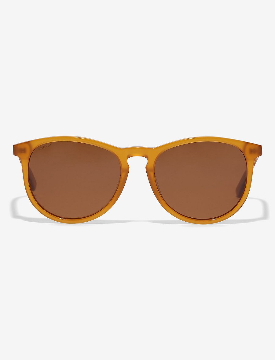 Pilgrim - SAHARA classic sunglasses light brown - brown - 1