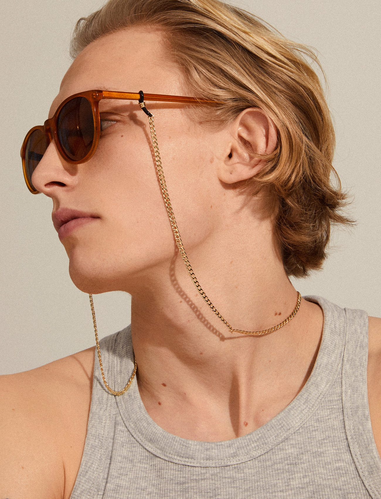 Pilgrim - SAHARA classic sunglasses light brown - brown - 2