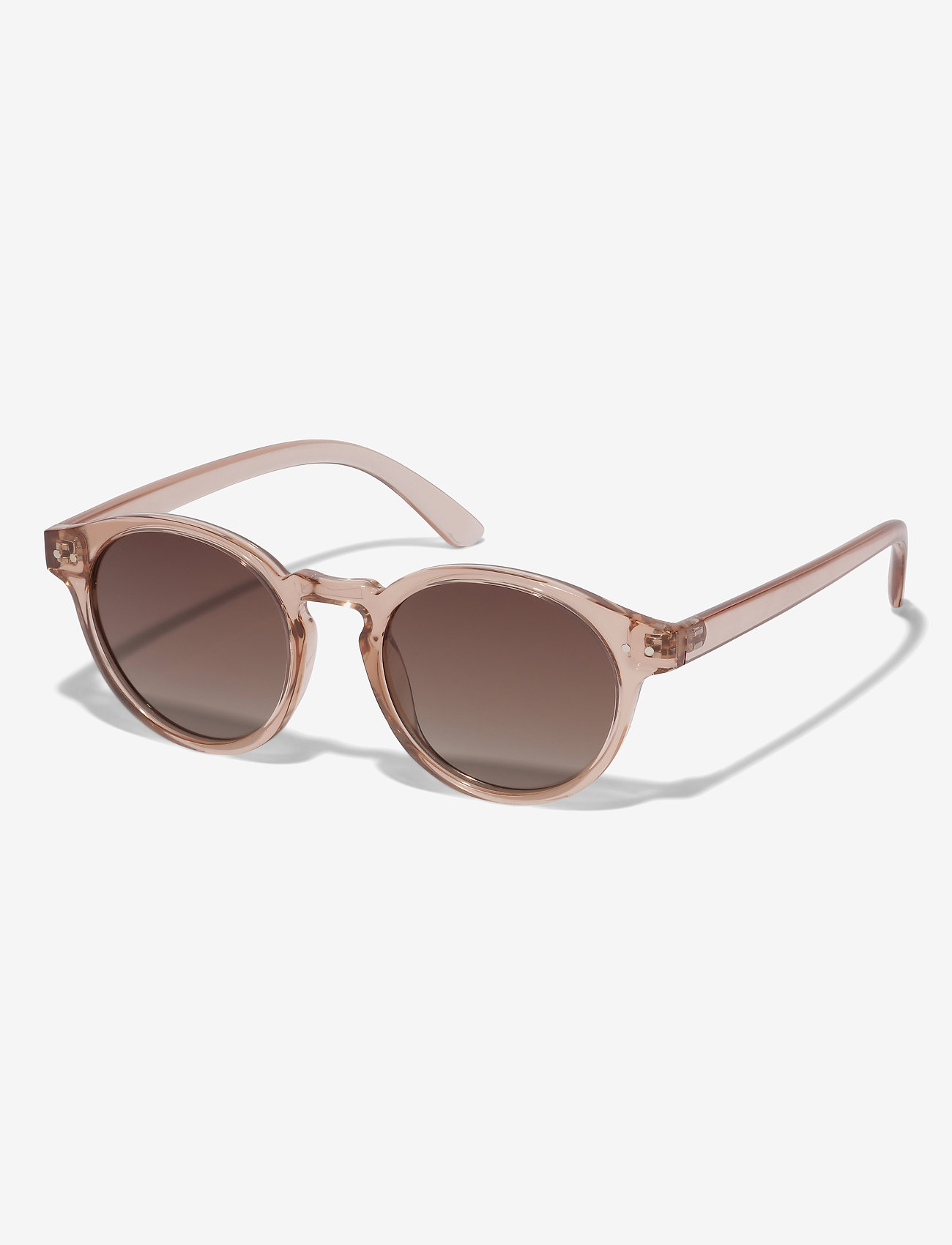 Pilgrim - KYRIE round shaped sunglasses soft brown - rund ramme - soft brown - 1