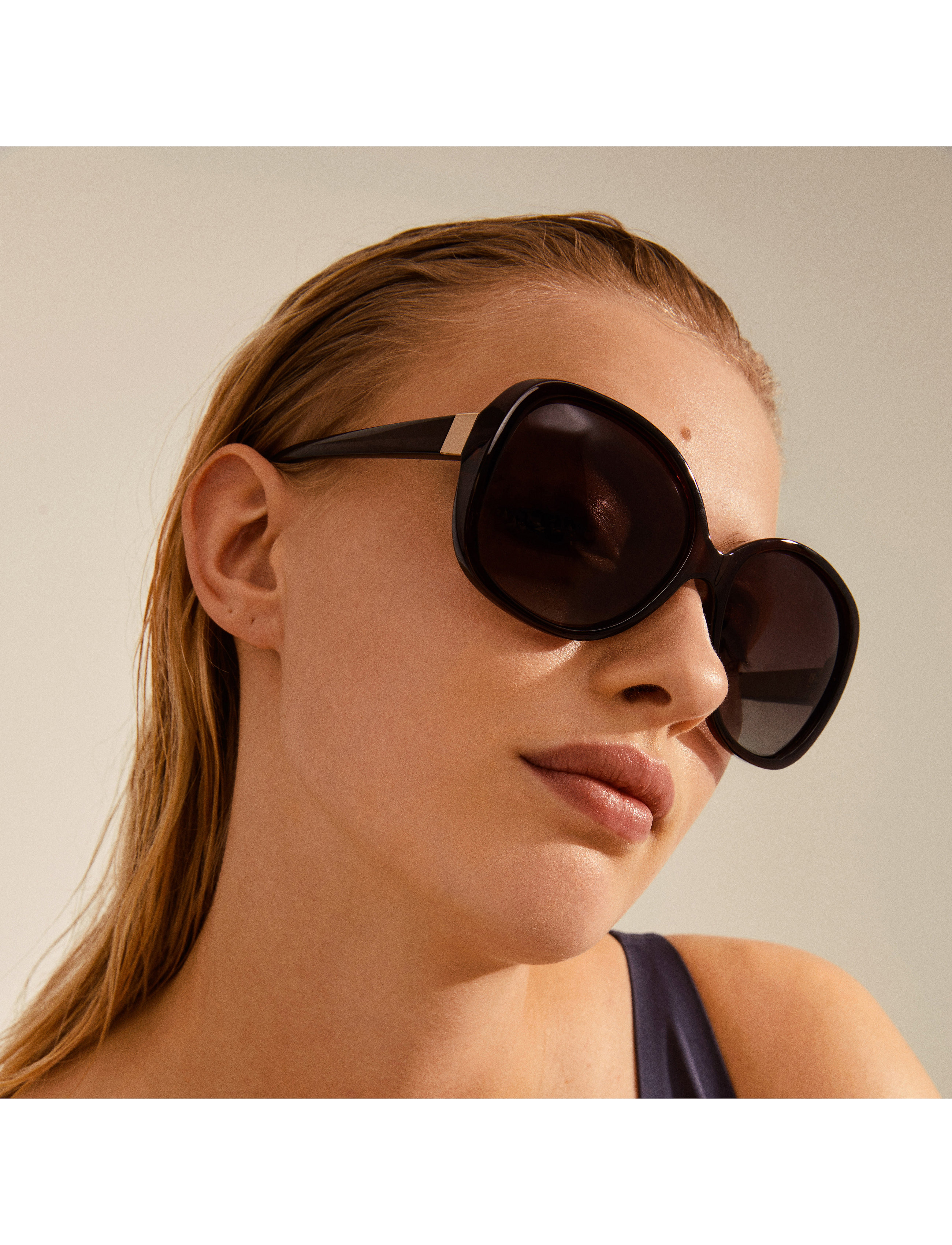 Pilgrim - PARKER oversized retro sunglasses brown - brown - 4