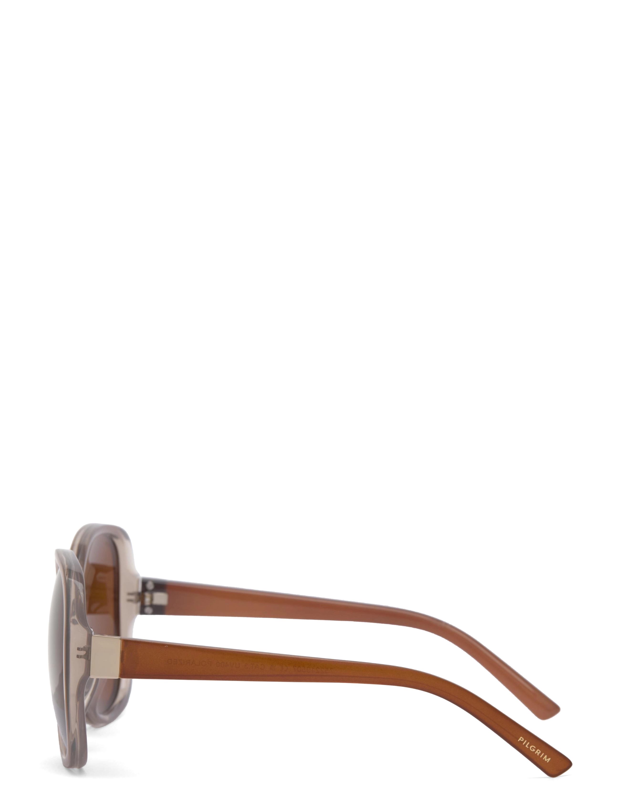 Pilgrim - PARKER oversized retro sunglasses brown - brown - 3