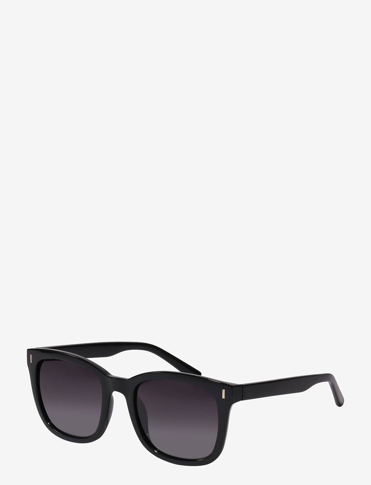 Pilgrim - KATYA iconic retro sunglasses black - d-shaped solbriller - black - 1
