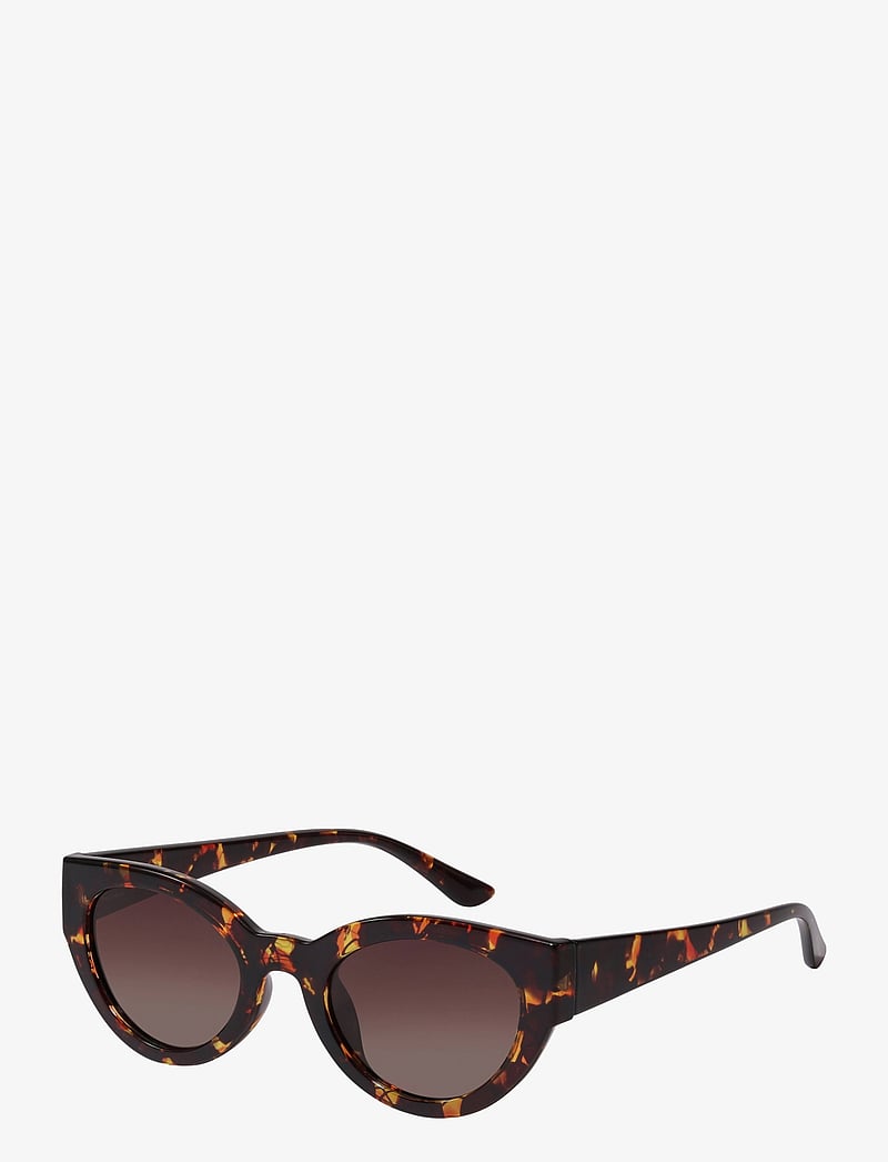 Pilgrim - JUNA cat-eye sunglasses tortoise brown - okulary przeciwsłoneczne kocie oczy - tortoise brown - 1
