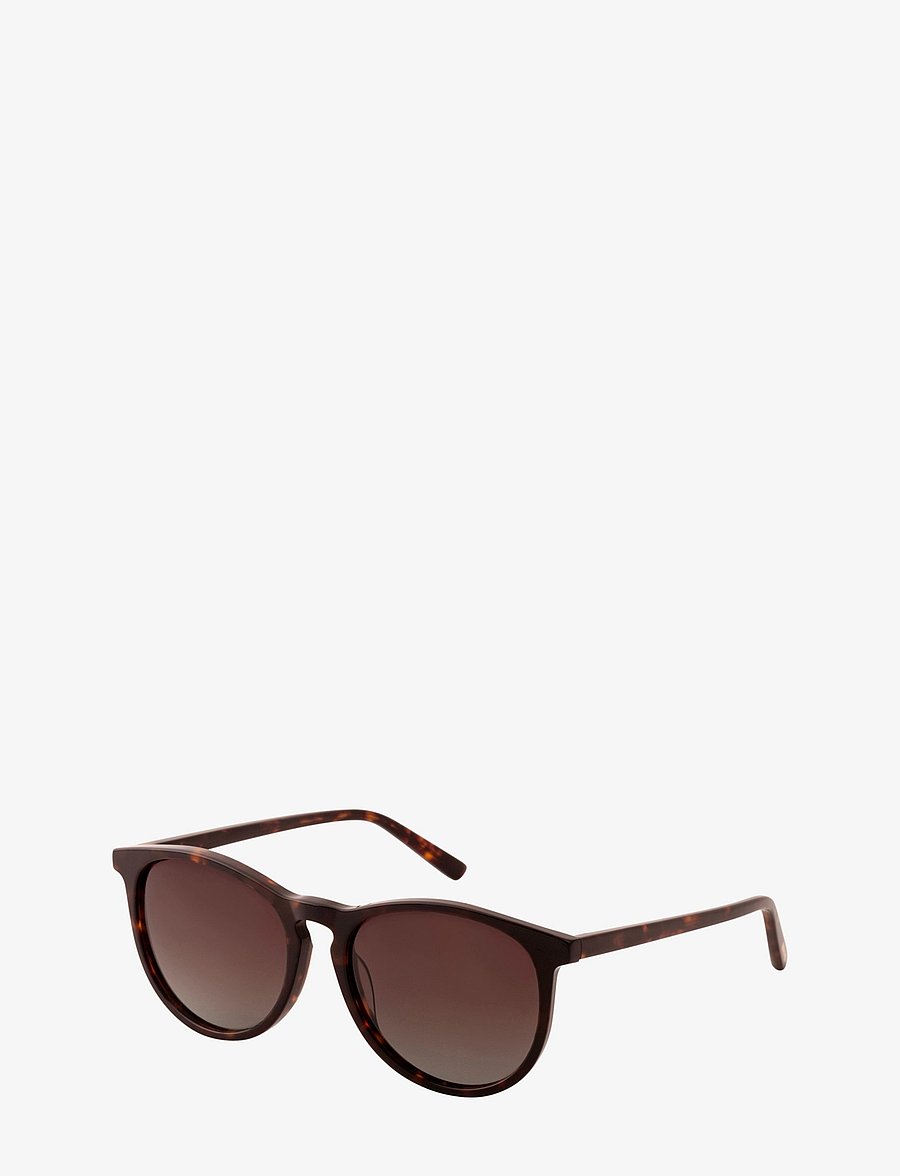 Pilgrim - SAHARA sunglasses tortoise brown - apvalūs akiniai nuo saulės - tortoise brown - 1