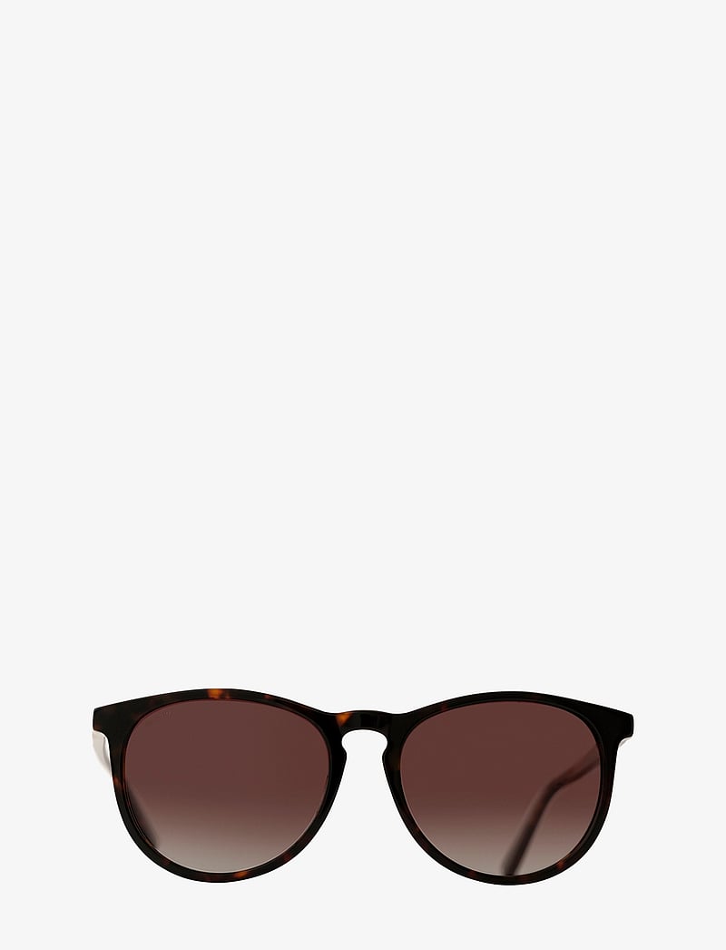 Pilgrim - SAHARA recycled sunglasses tortoise brown - apvalūs rėmeliai - tortoise brown - 2