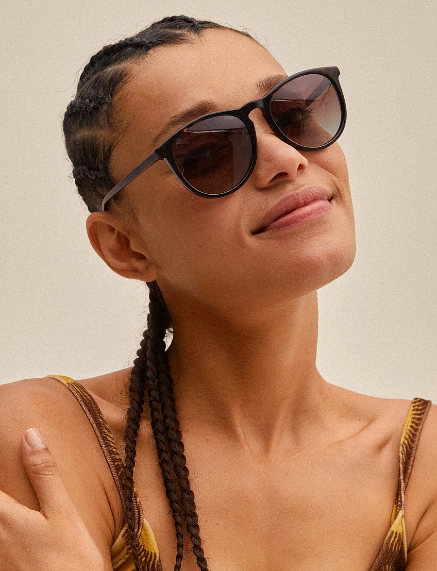 Pilgrim - SAHARA sunglasses tortoise brown - apvalūs akiniai nuo saulės - tortoise brown - 3