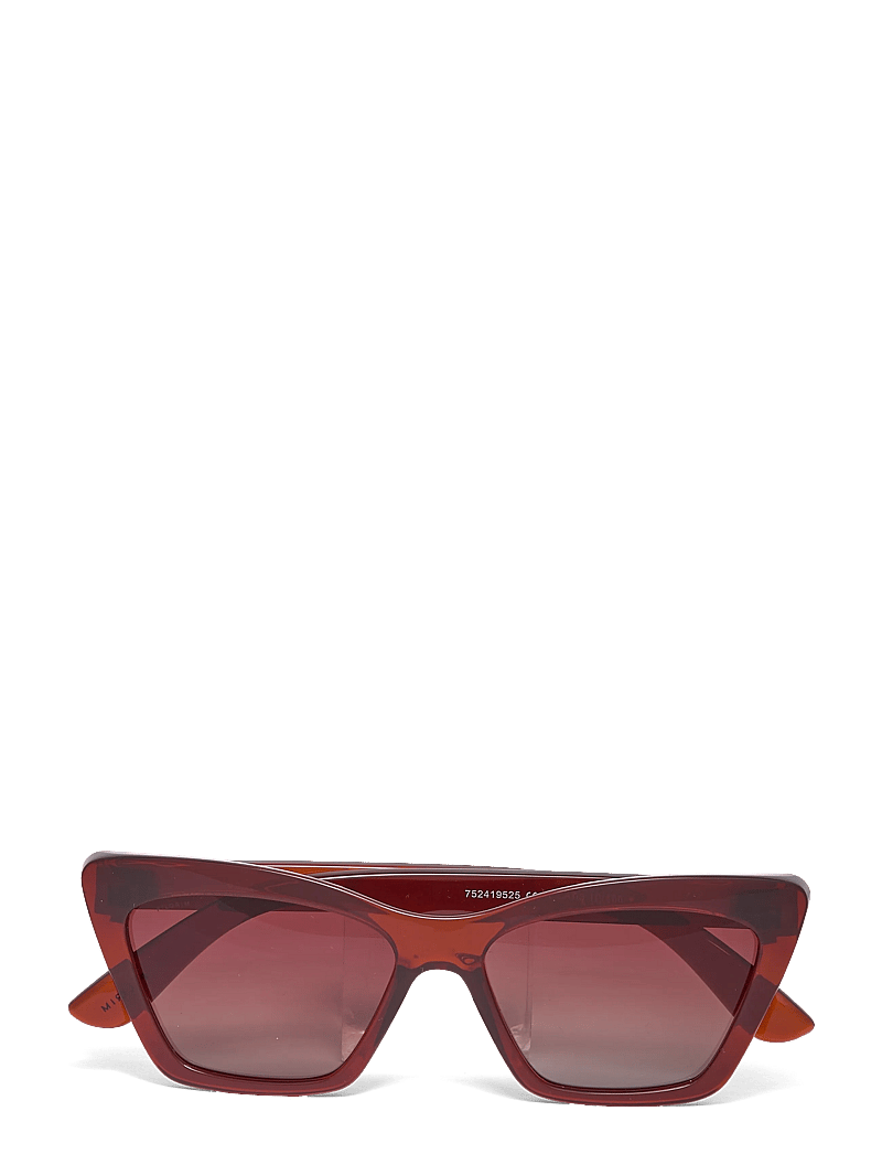 Pilgrim - DAKOTA angular cat-eye shaped sunglasses brown - cateye - brown - 0