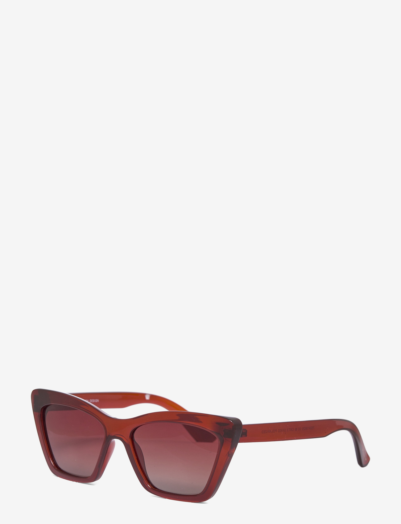 Pilgrim - DAKOTA angular cat-eye shaped sunglasses brown - cateye - brown - 1