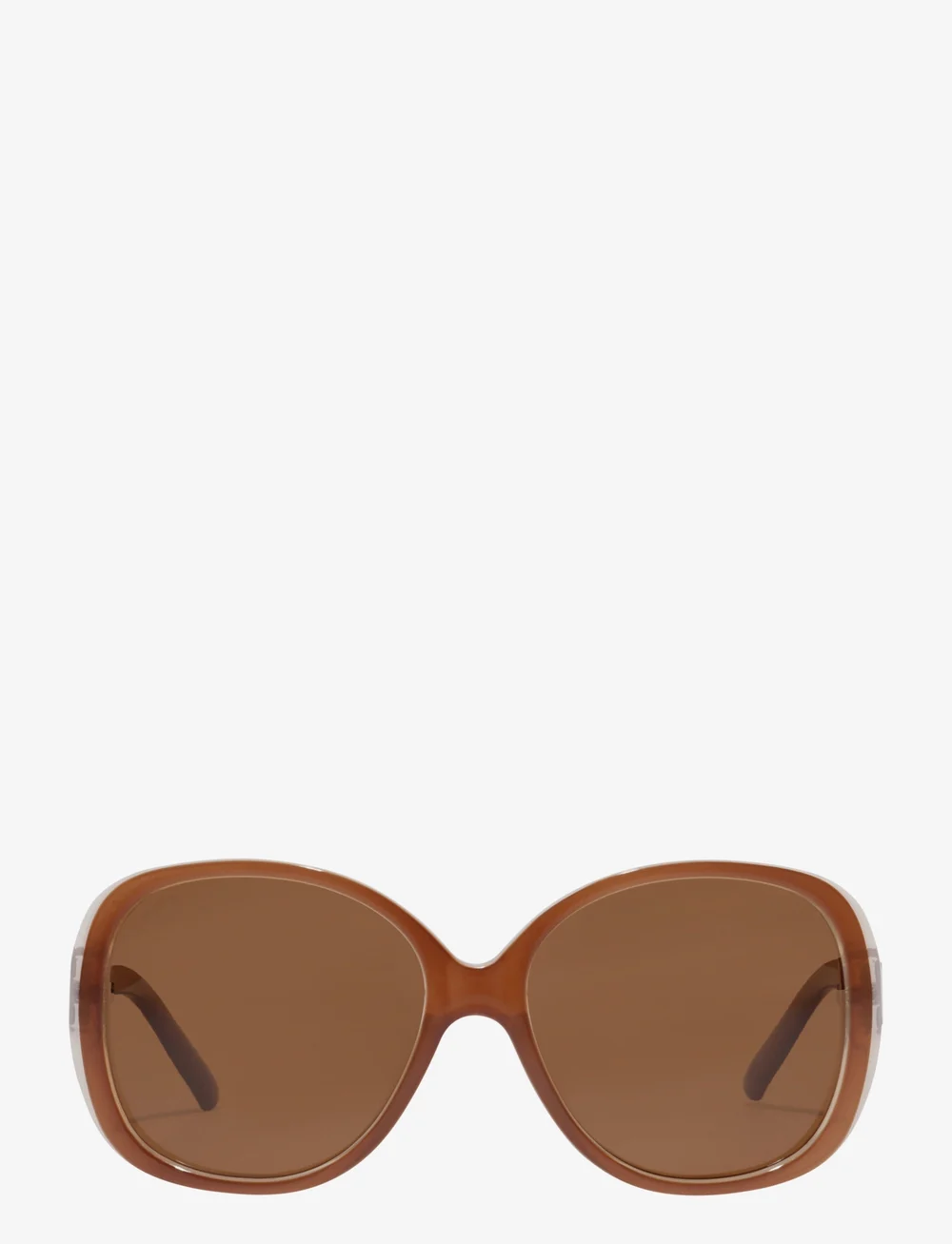 Pilgrim - PARKER oversized retro sunglasses - d-shaped solbriller - brown - 2