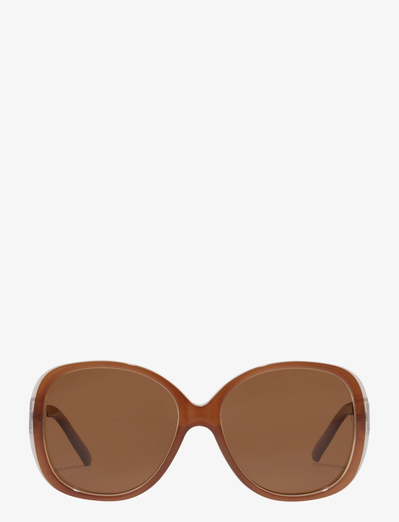 Pilgrim - PARKER oversized retro sunglasses - okulary przeciwsłoneczne motyl - brown - 2