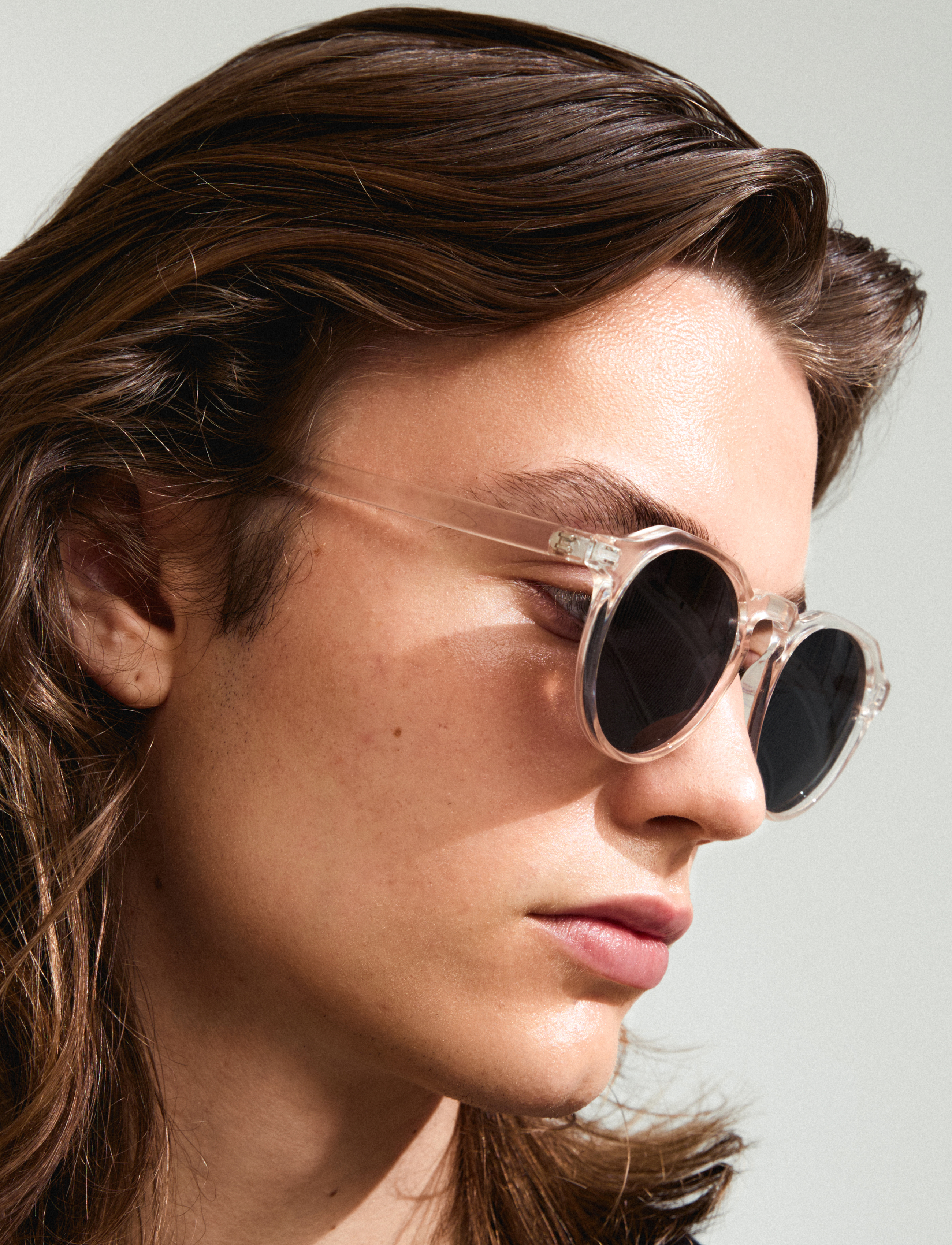 Pilgrim - ALEJANDRA sunglasses crystal - runde form - crystal - 4