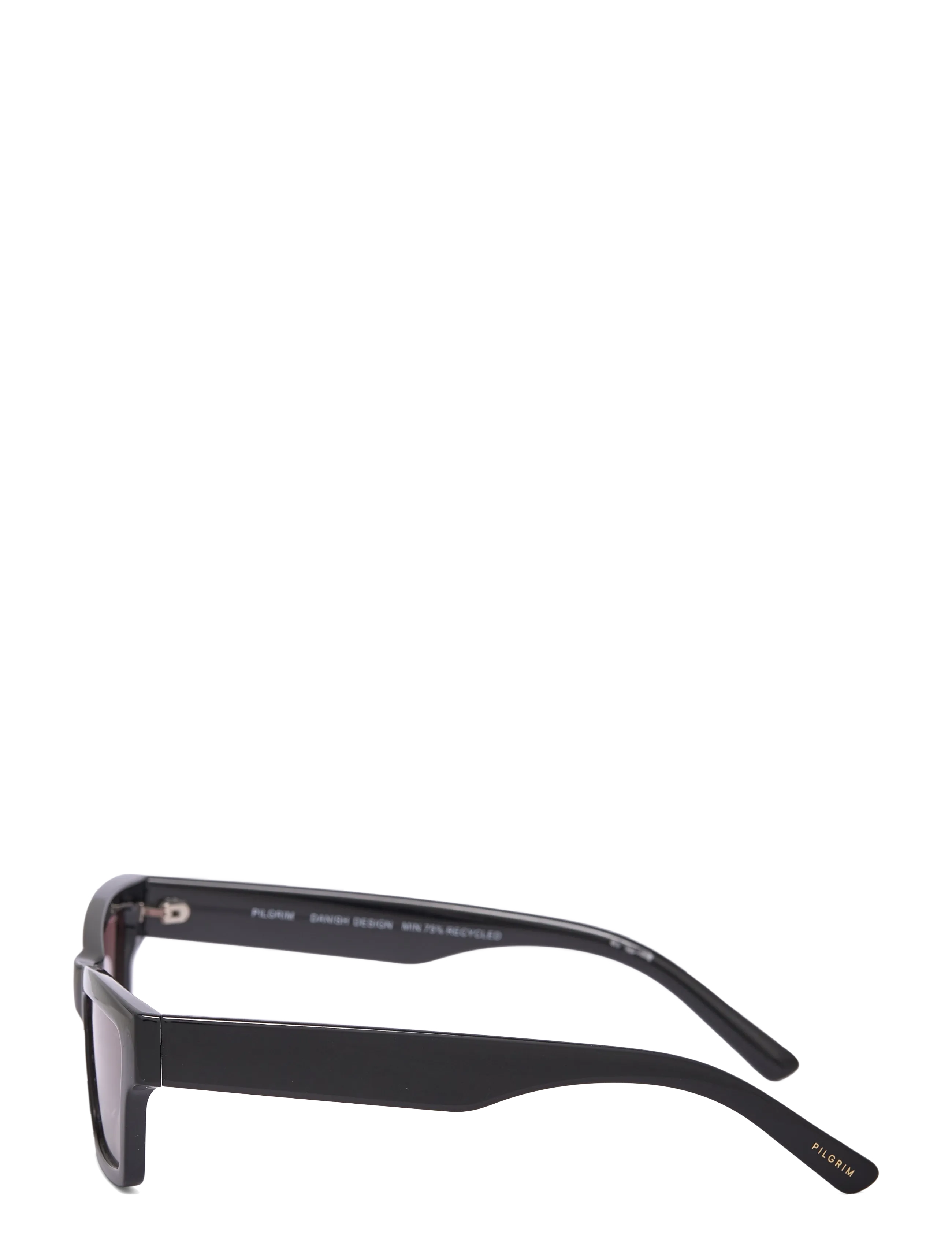 Pilgrim - ASHLYN sunglasses black - eckiger rahmen - black - 2