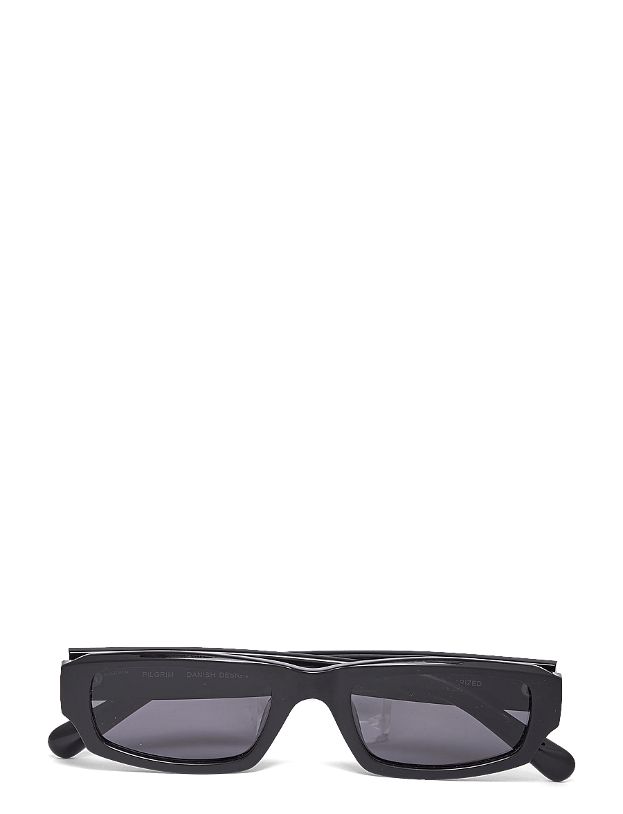 Pilgrim - ALAYNA sunglasses black - square frame - black - 0