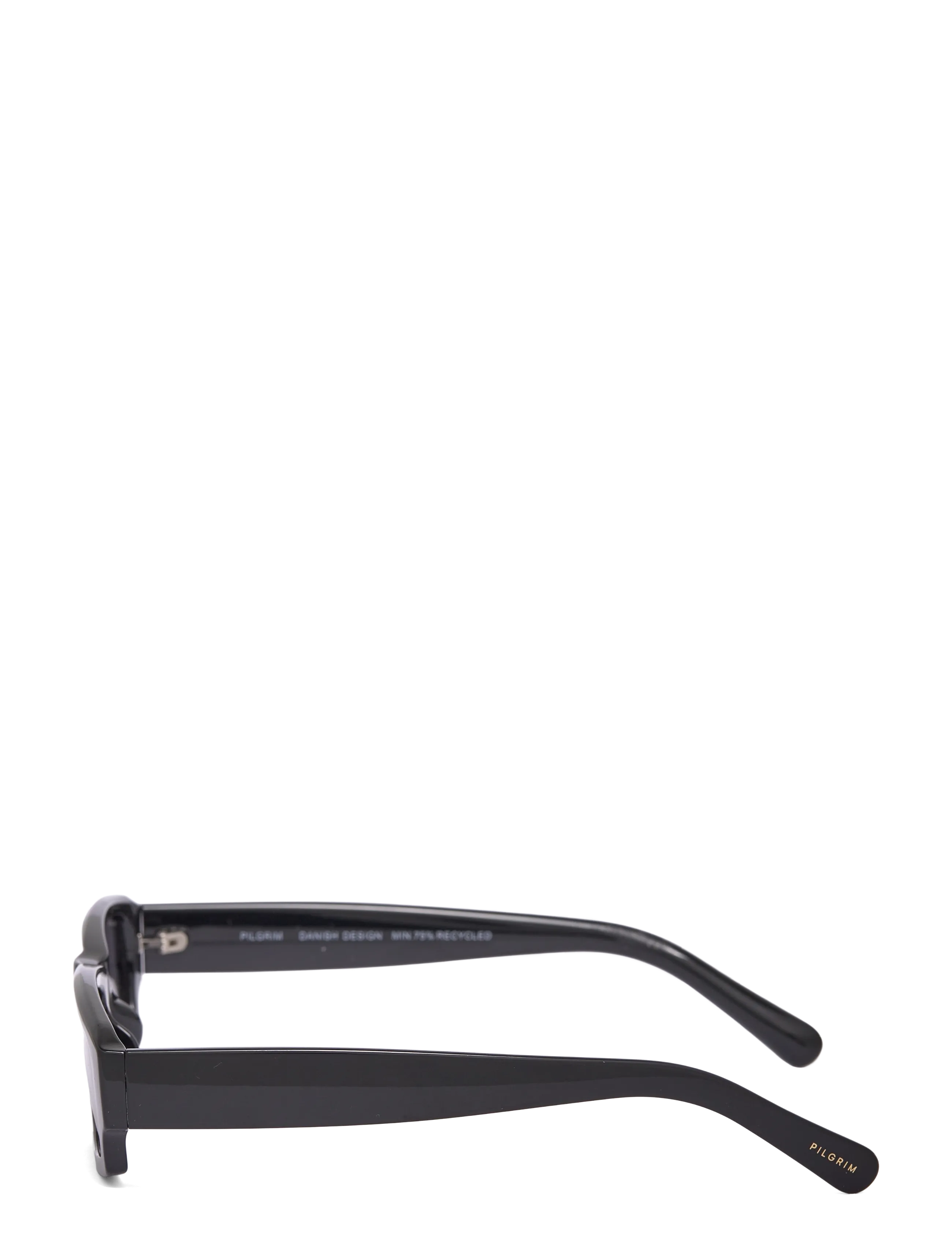 Pilgrim - ALAYNA sunglasses black - square frame - black - 2