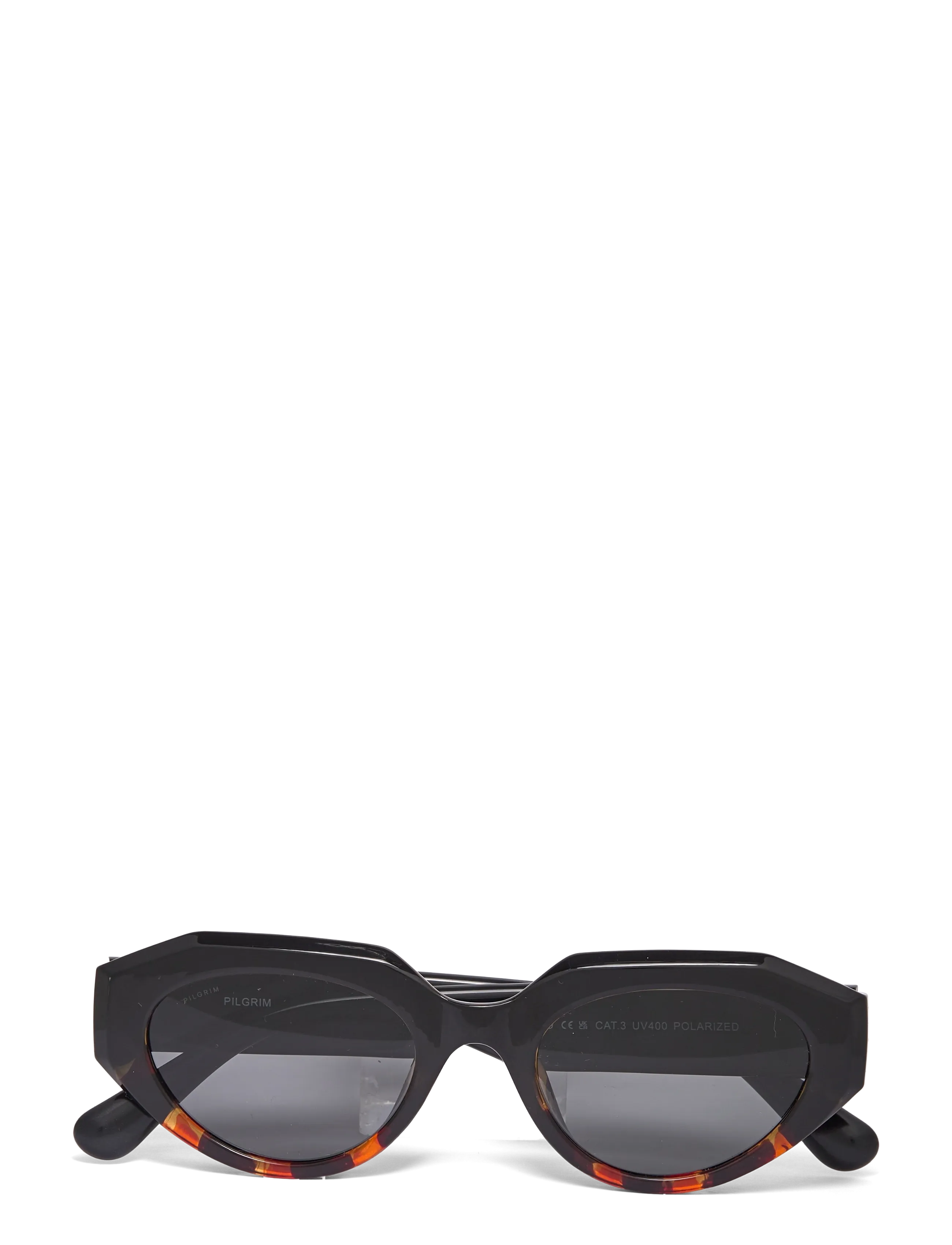 Pilgrim Alexis Sunglasses Tortoise Brown, One Size, Sunglasses, Braun - D-frame- Wayfarer Frauen