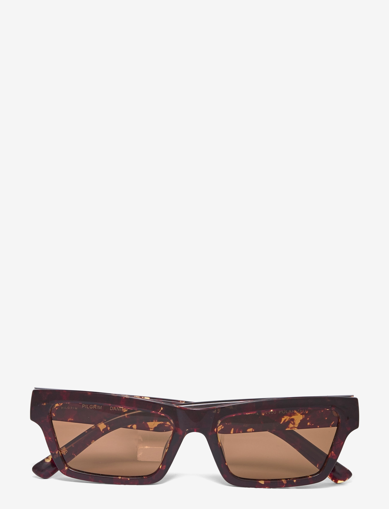 Pilgrim - ASHLYN sunglasses tortoise brown - fyrkantiga - tortoise brown - 0