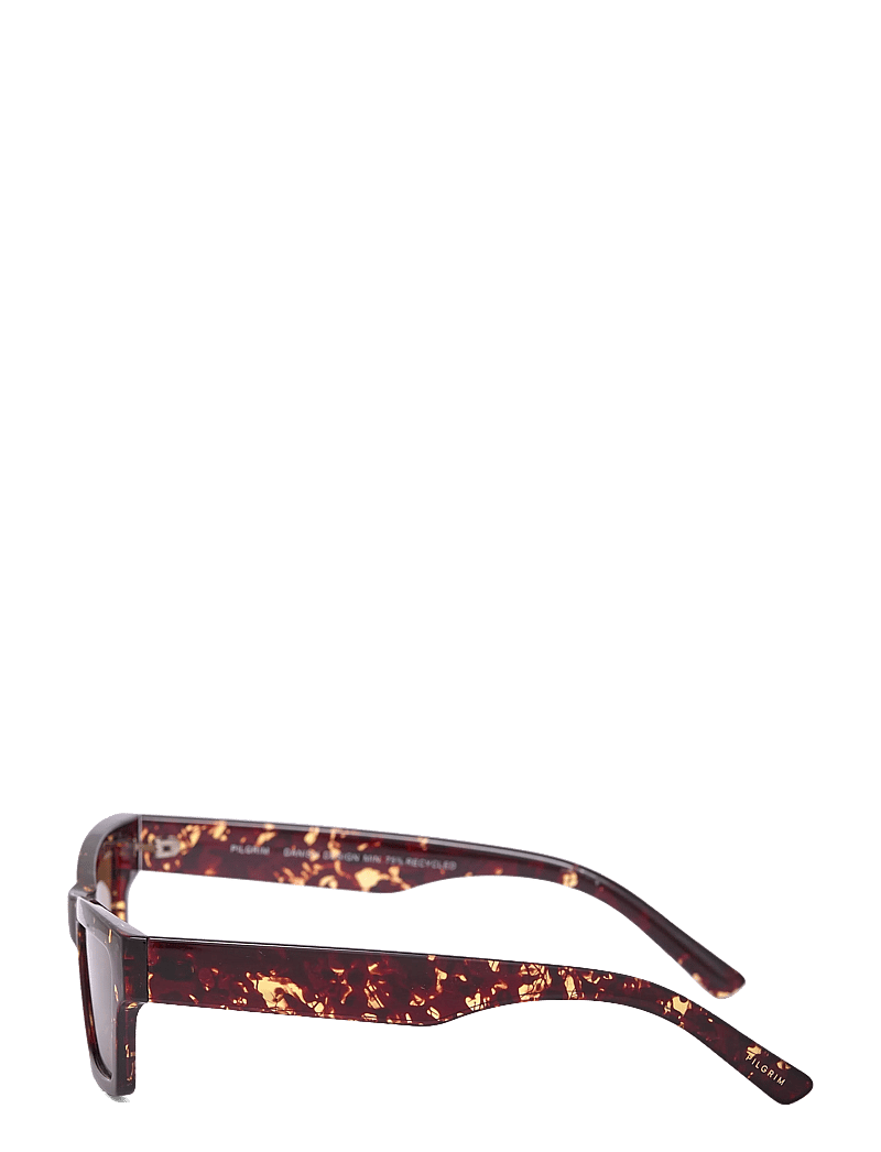 Pilgrim - ASHLYN sunglasses tortoise brown - fyrkantiga - tortoise brown - 2