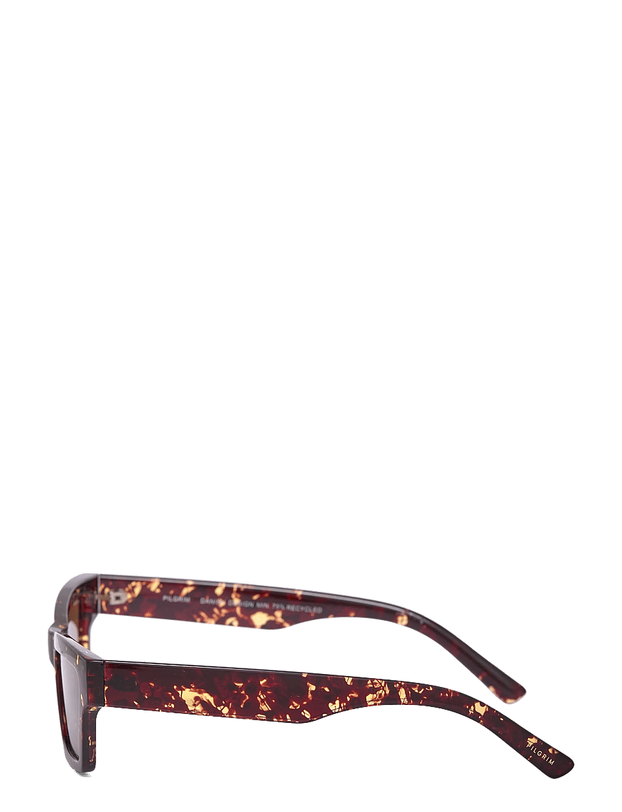 Pilgrim - ASHLYN sunglasses tortoise brown - eckiger rahmen - tortoise brown - 2