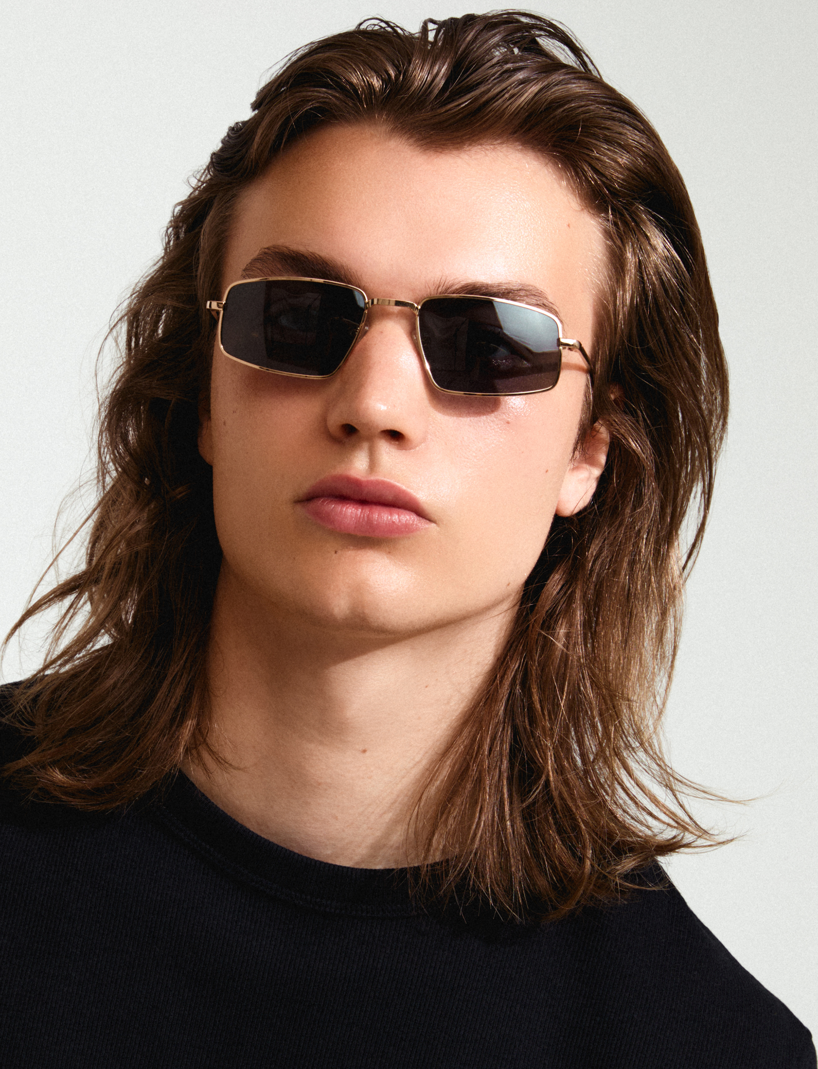 Pilgrim - AMIYAH sunglasses grey/gold - eckige form - grey/gold - 5