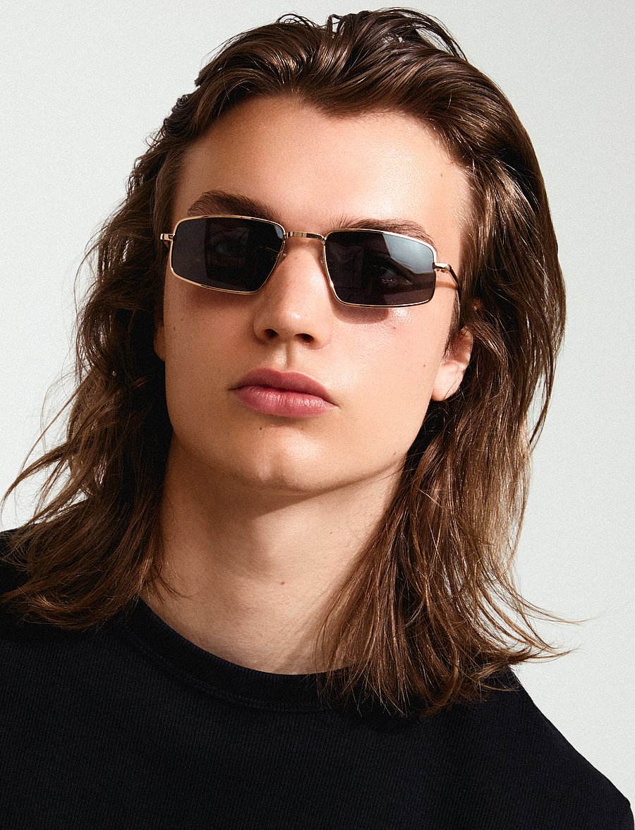 Pilgrim - AMIYAH sunglasses grey/gold - square frame - grey/gold - 5