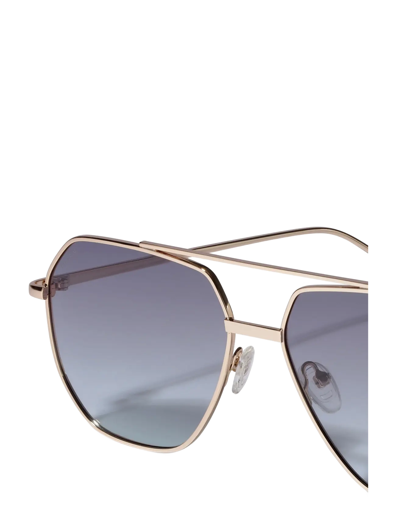 Pilgrim - ANA sunglasses grey/gold - d-shaped solbriller - grey/gold - 3