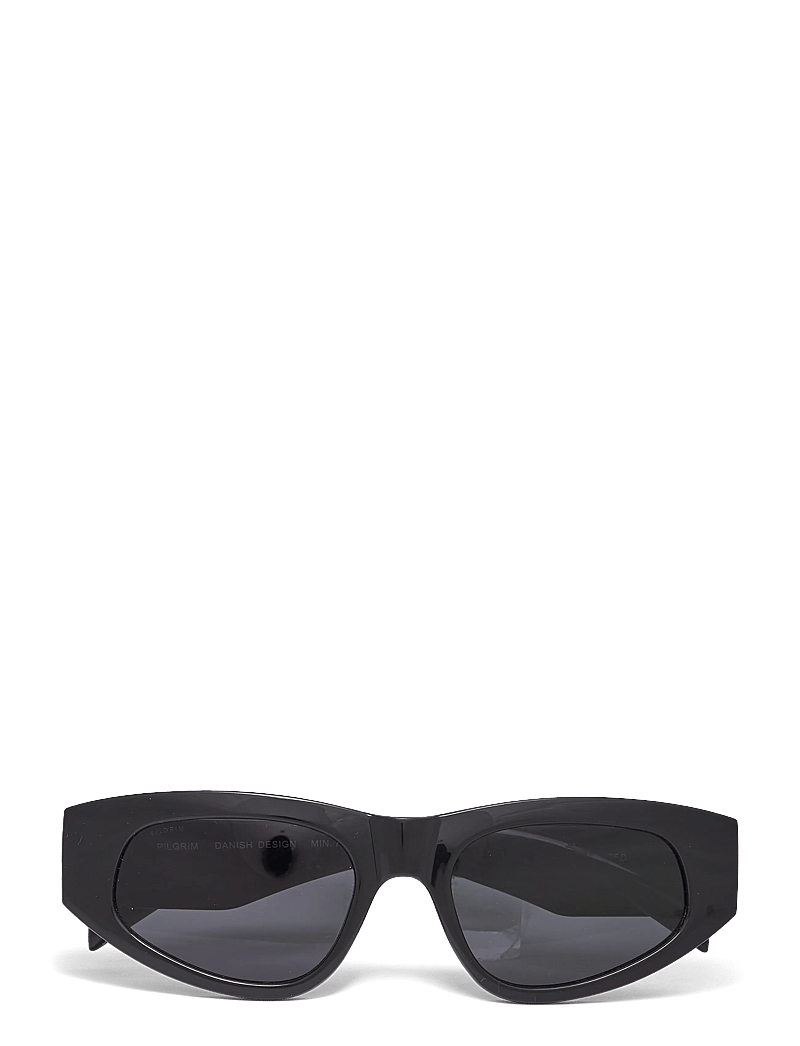 Pilgrim - JUNIE sunglasses black - runde form - black - 0