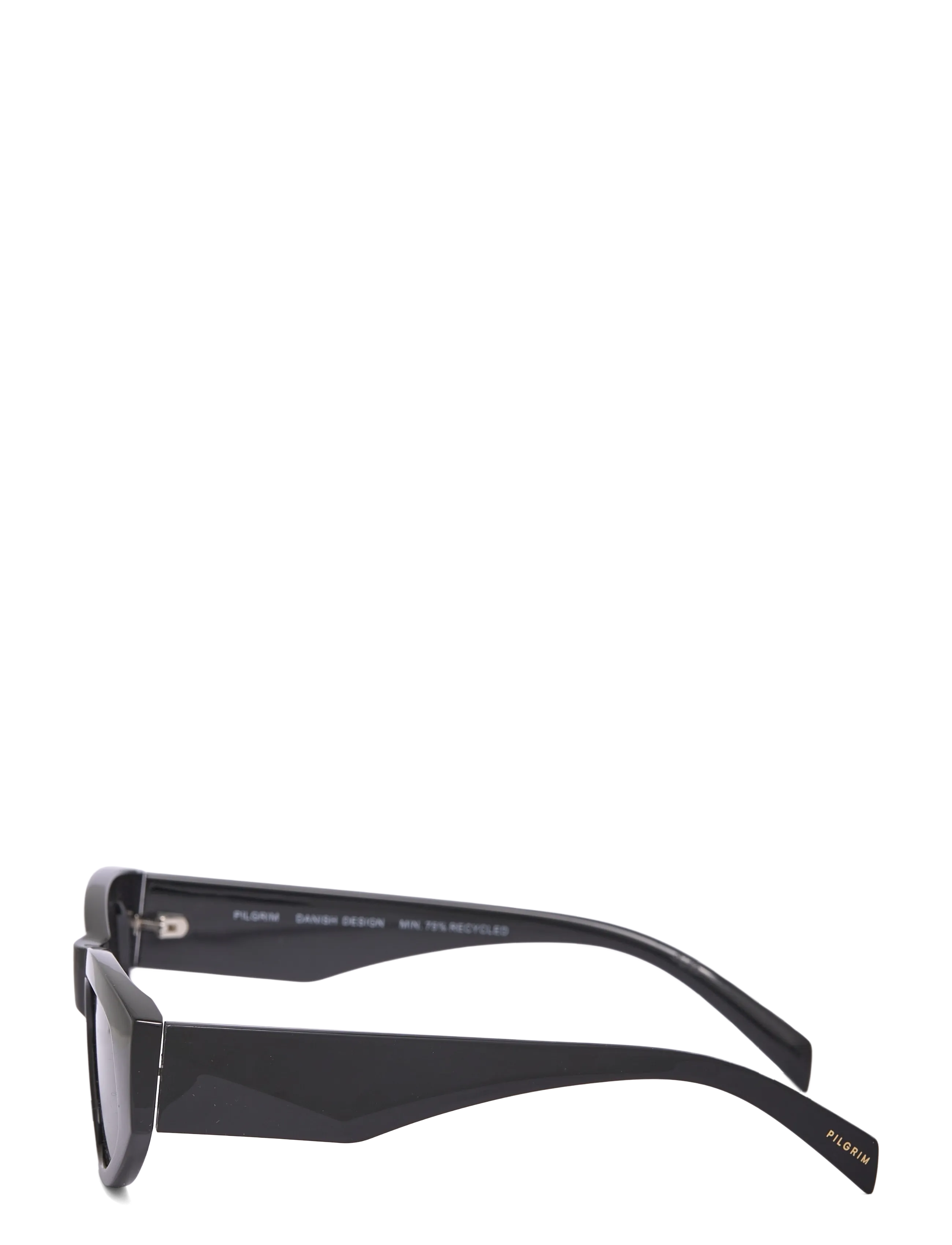 Pilgrim - JUNIE sunglasses black - runde solbriller - black - 2