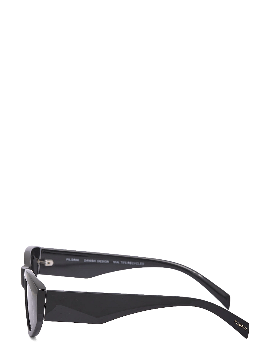 Pilgrim - JUNIE sunglasses black - runde solbriller - black - 2